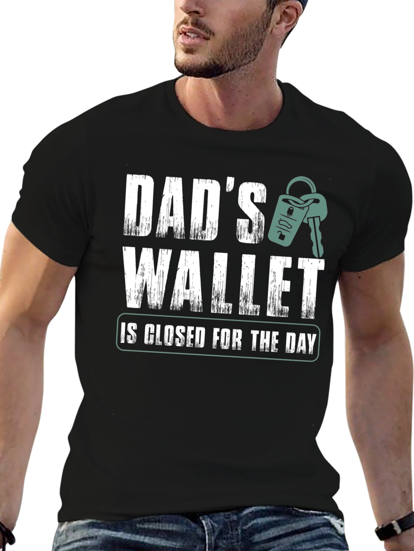 Dads Wallet Closed T-Shirt Funny Fathers Day Gift