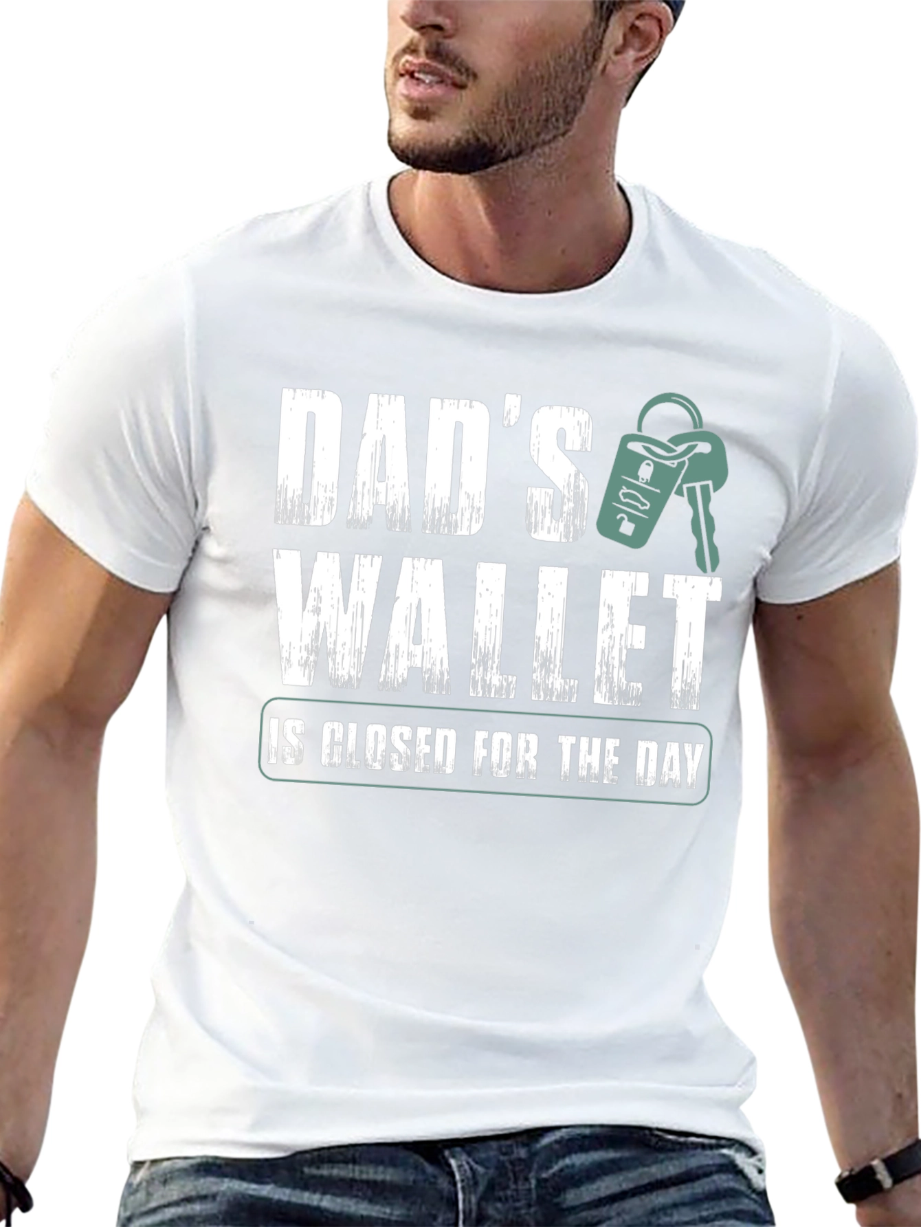 Dads Wallet Closed T-Shirt Funny Fathers Day Gift