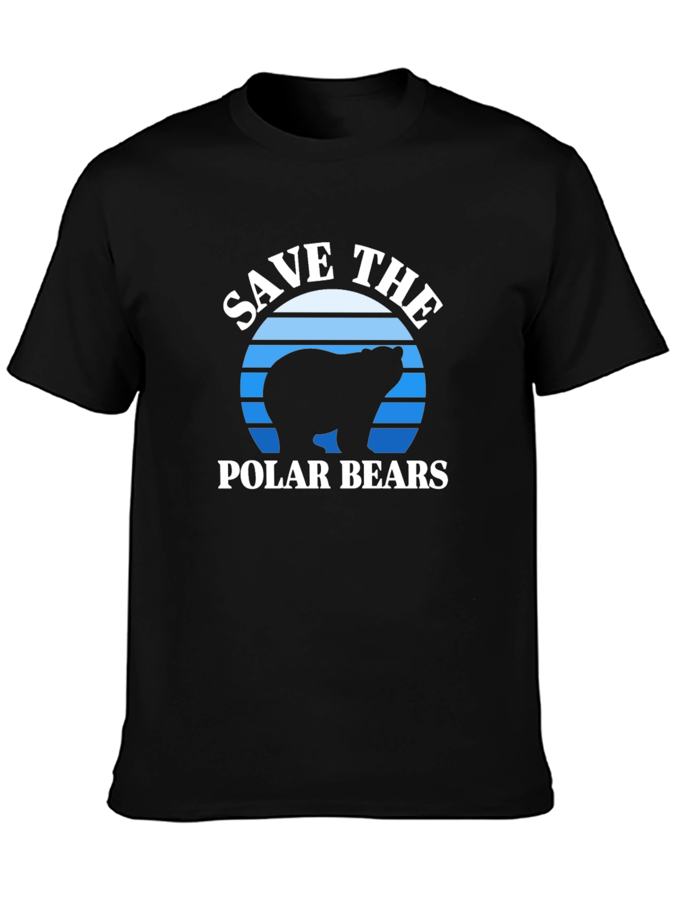 Save the Polar Bears T-Shirt - Black