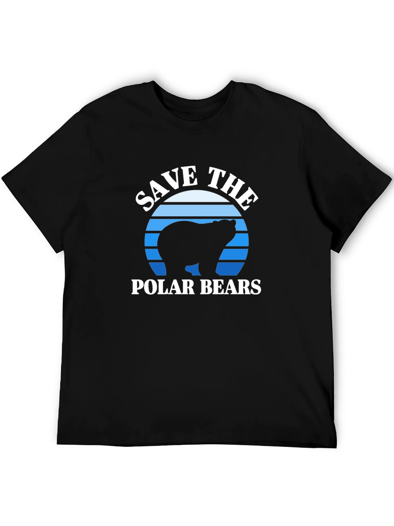 Save the Polar Bears T-Shirt - Black