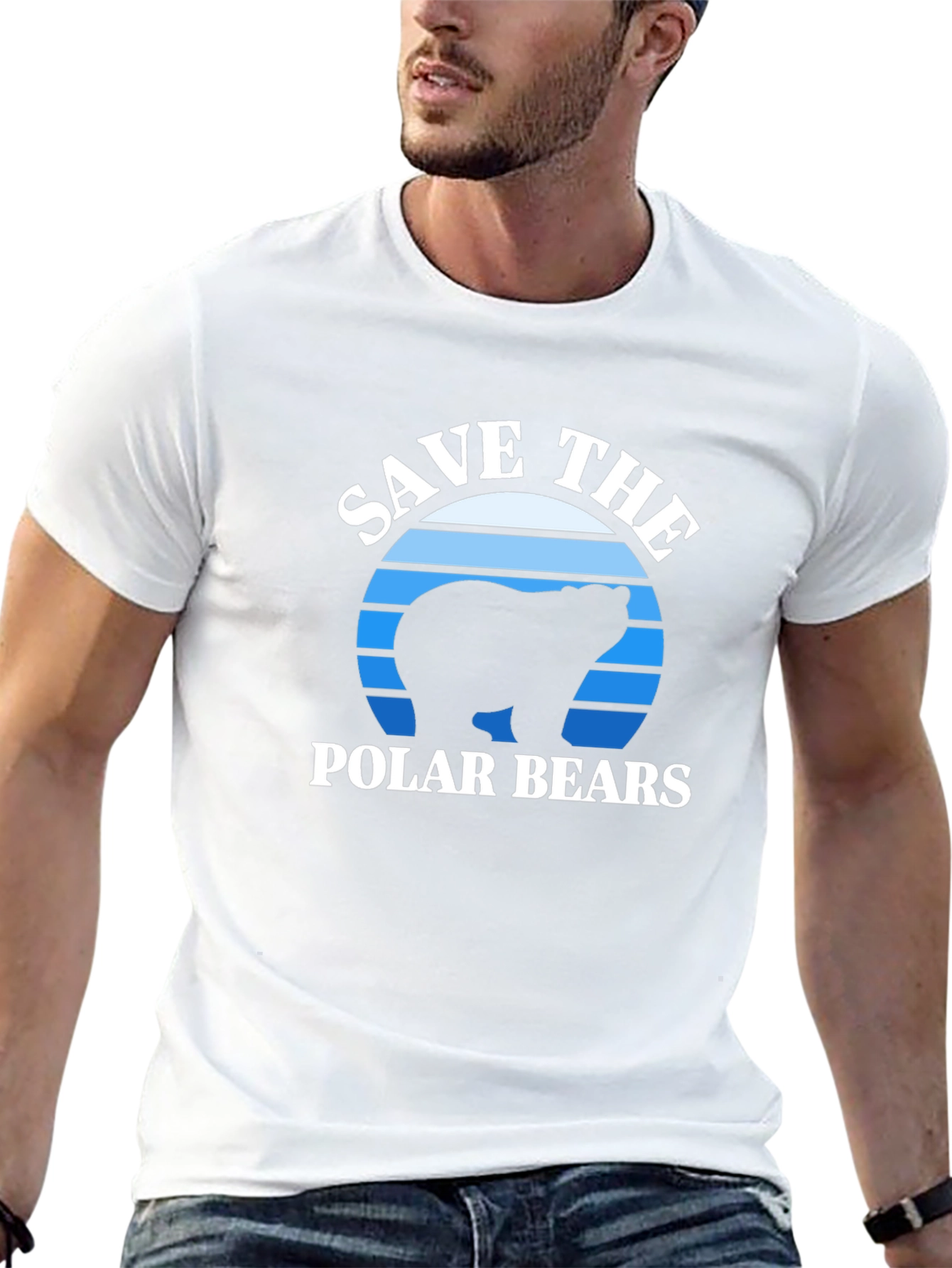 Save the Polar Bears T-Shirt - Black