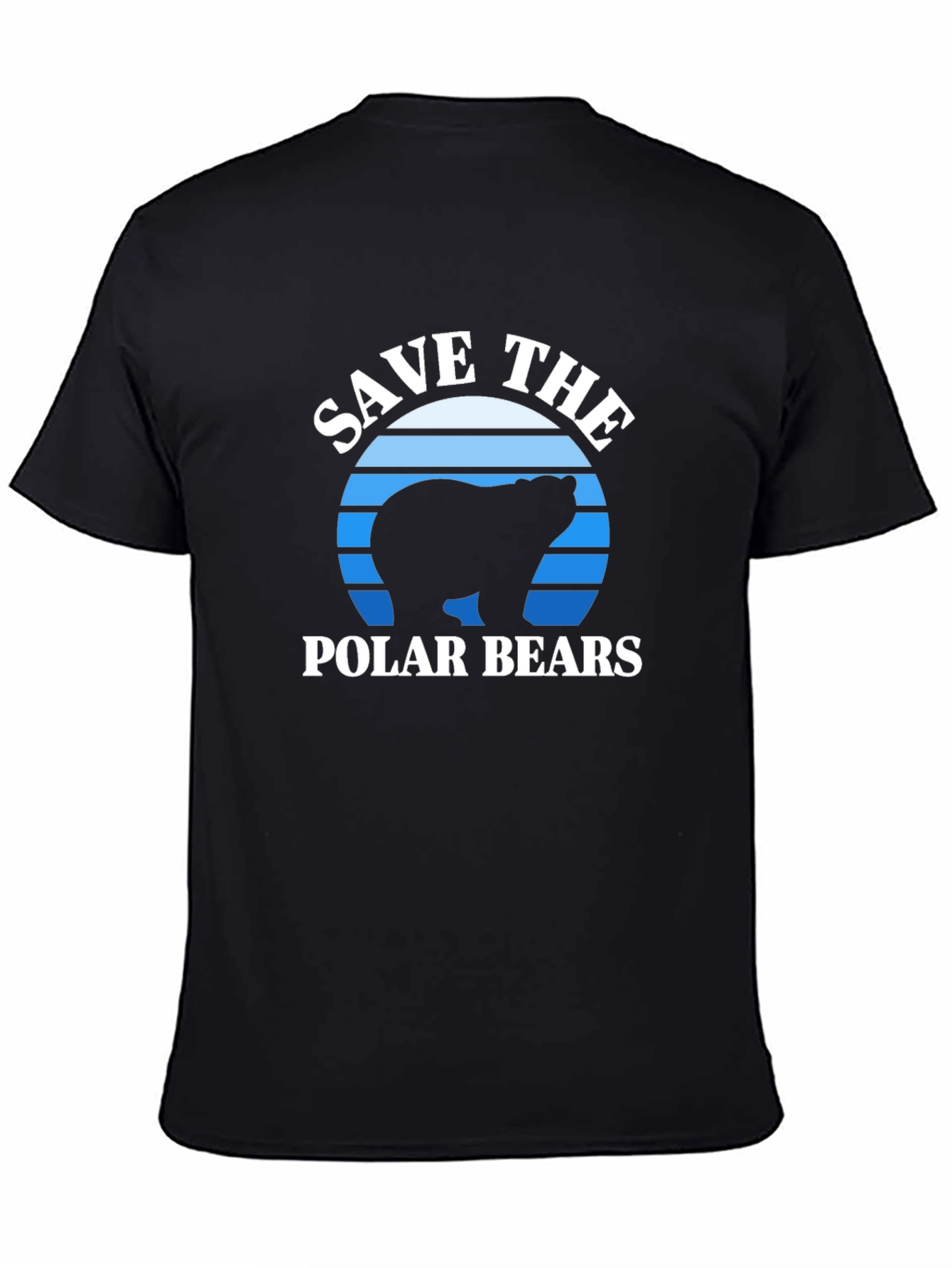 Save the Polar Bears T-Shirt - Black