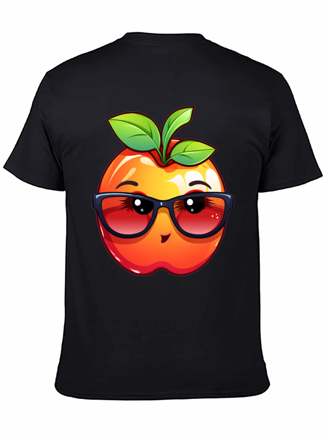 Cool Apple Graphic Tee - Fruit with Shades!