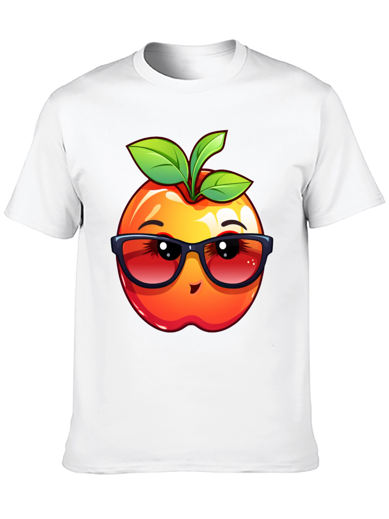 Cool Apple Graphic Tee - Fruit with Shades!