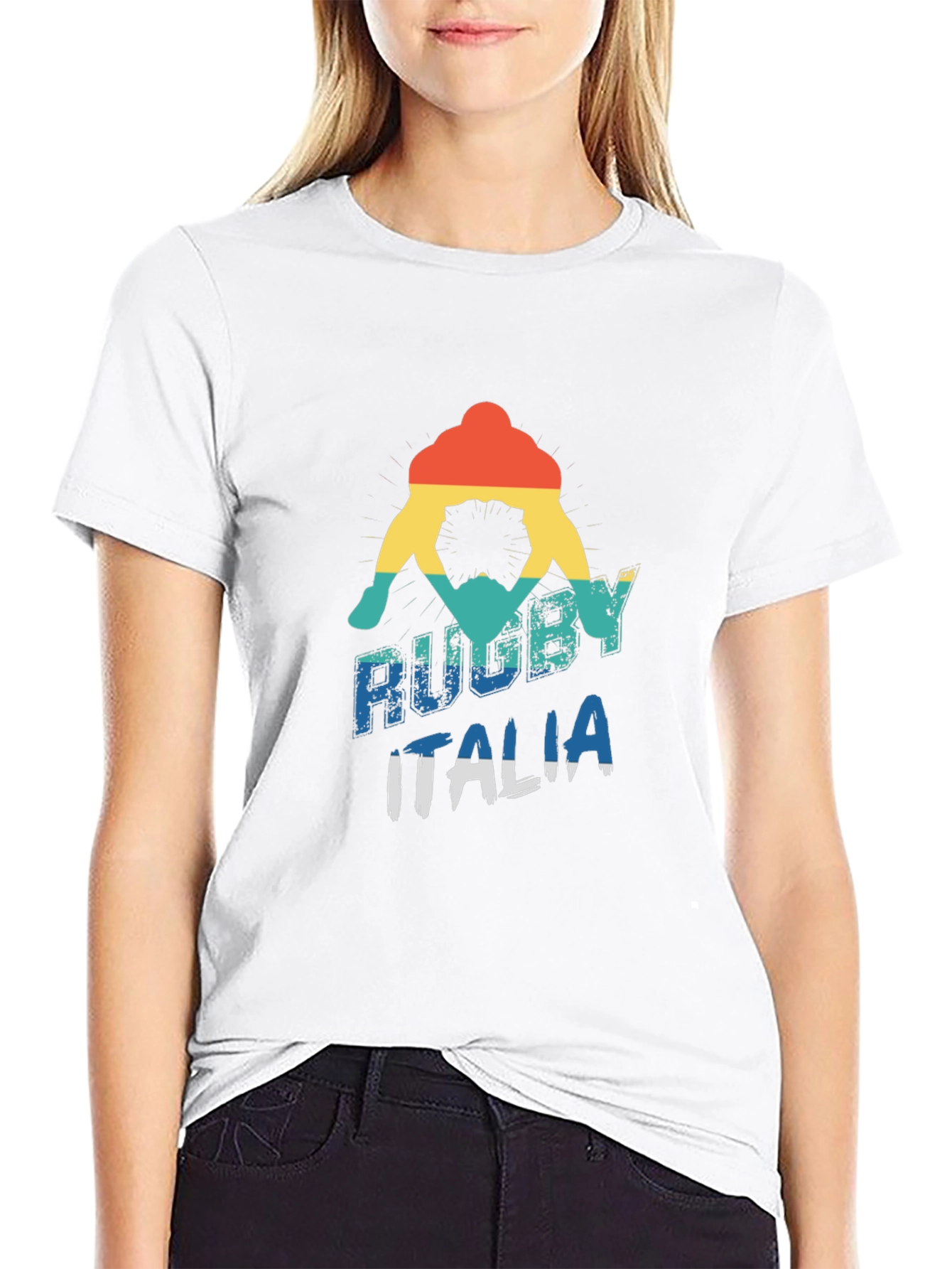 Rugby Italia Graphic Tee - Retro Style