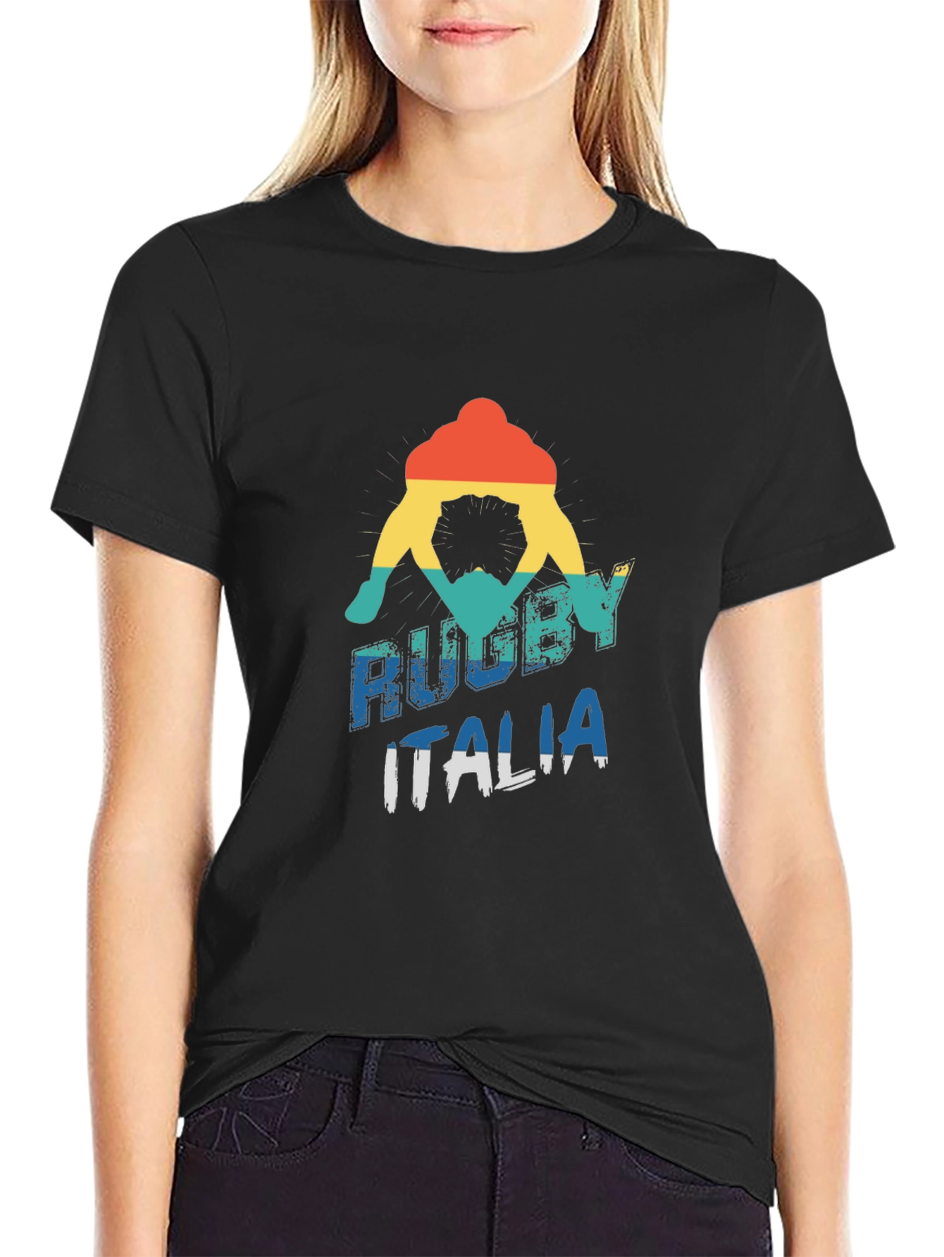 Rugby Italia Graphic Tee - Retro Style