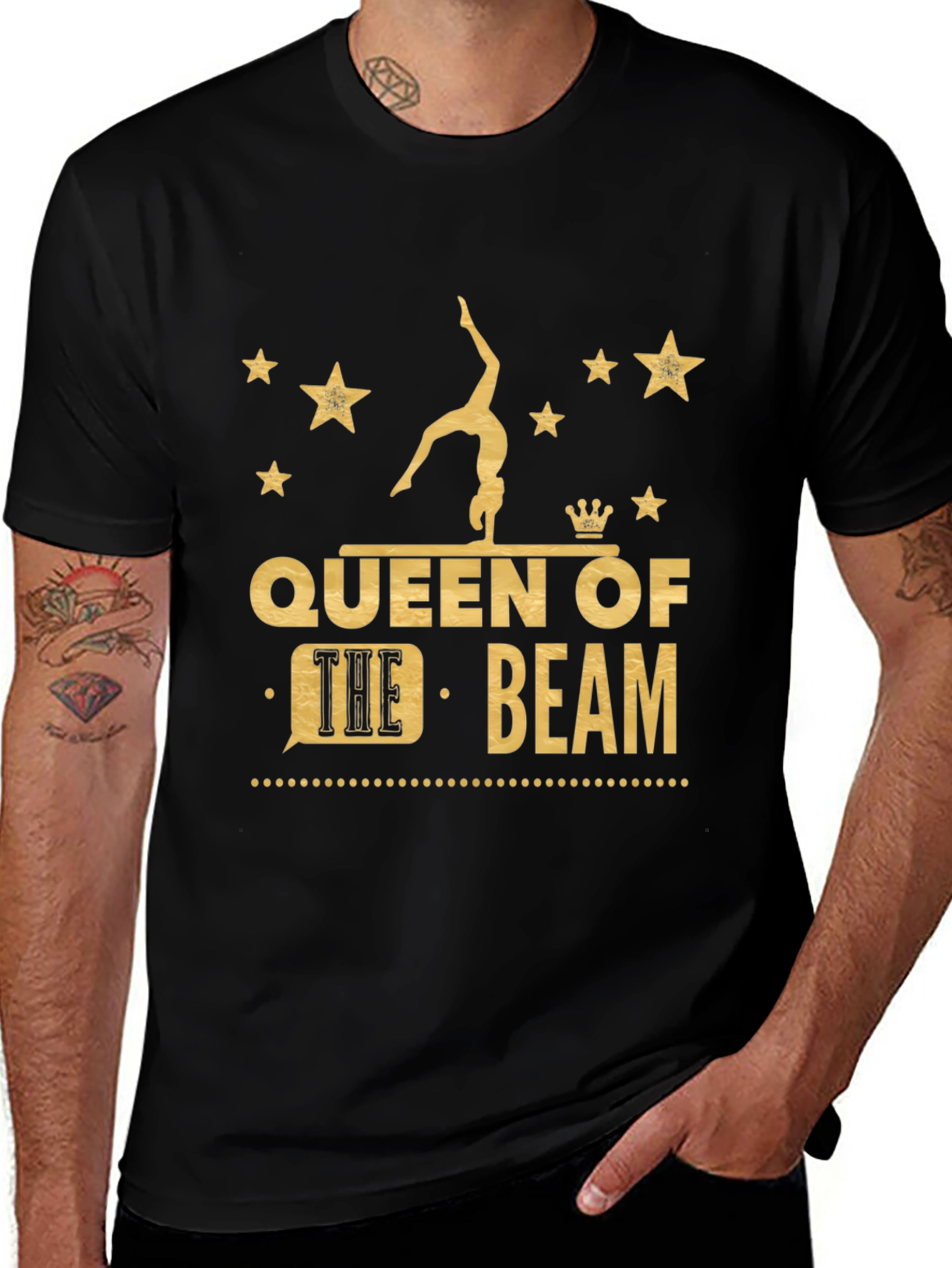 Queen of the Beam Gymnastics T-Shirt