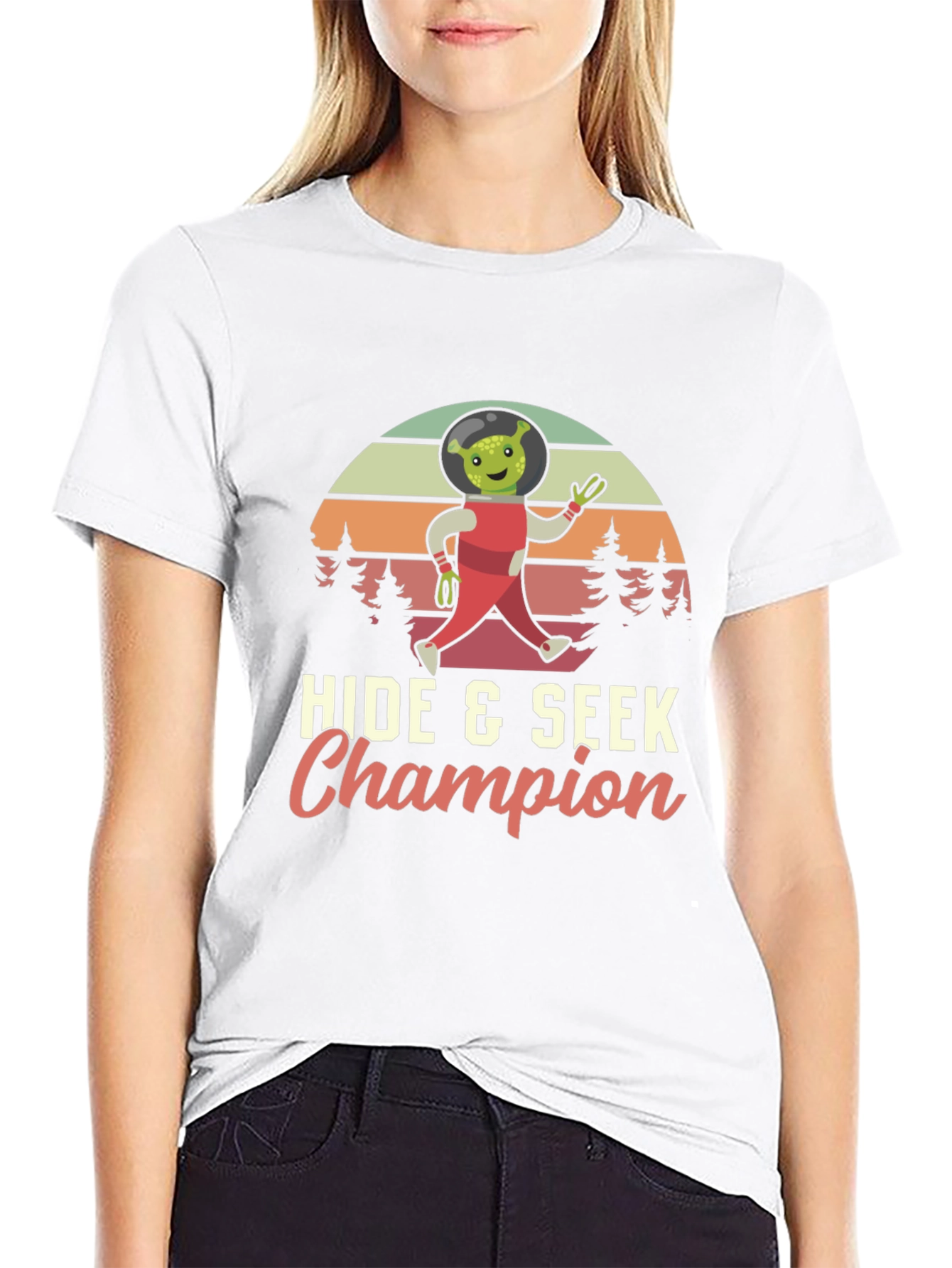 Hide & Seek Champion Alien Graphic T-Shirt