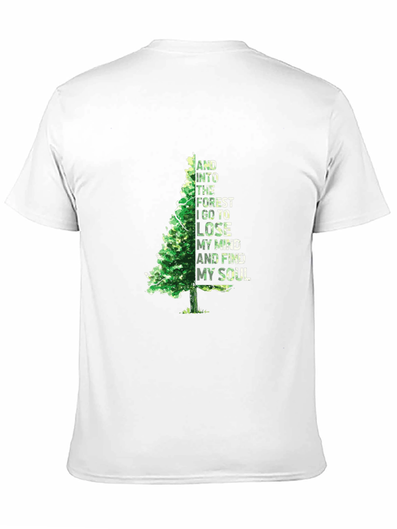 Nature Lovers Black T-Shirt - Forest & Soul