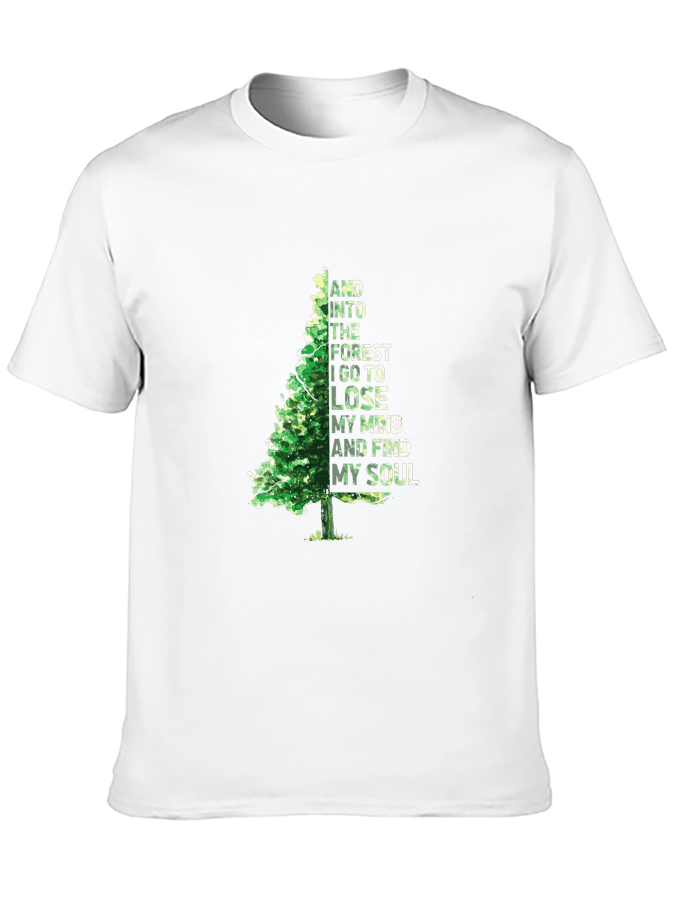 Nature Lovers Black T-Shirt - Forest & Soul