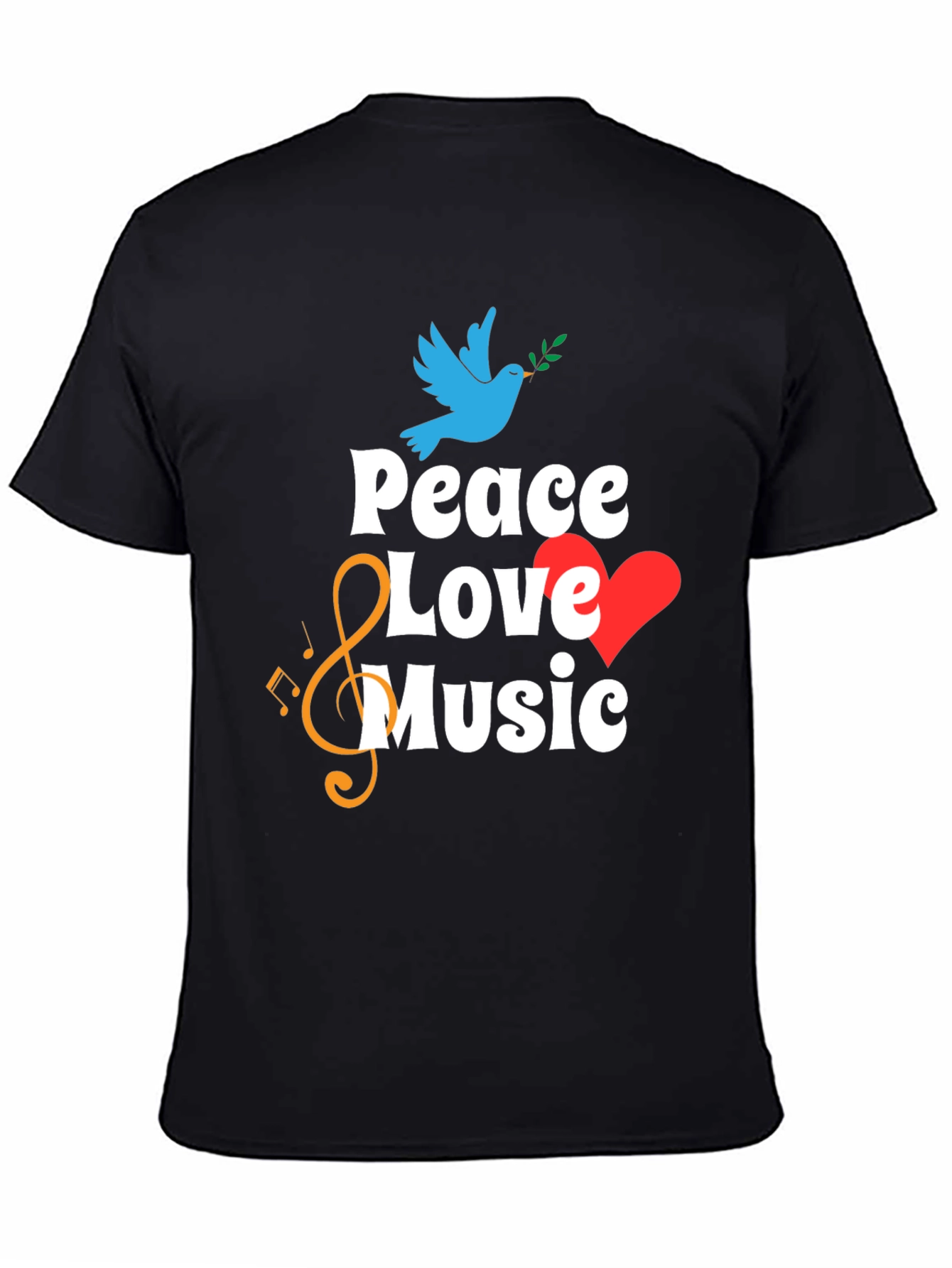 Peace Love Music Graphic Tee