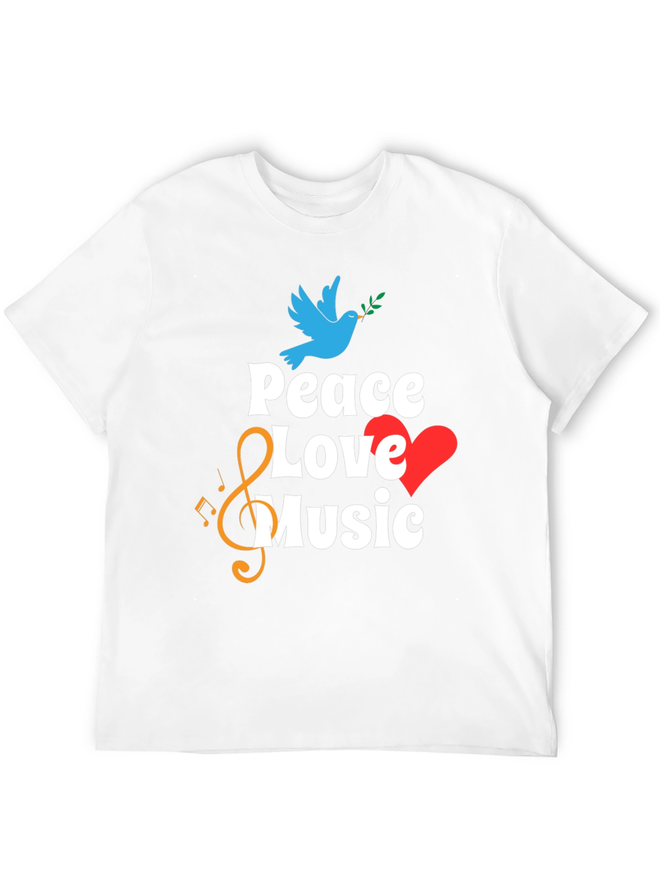 Peace Love Music Graphic Tee