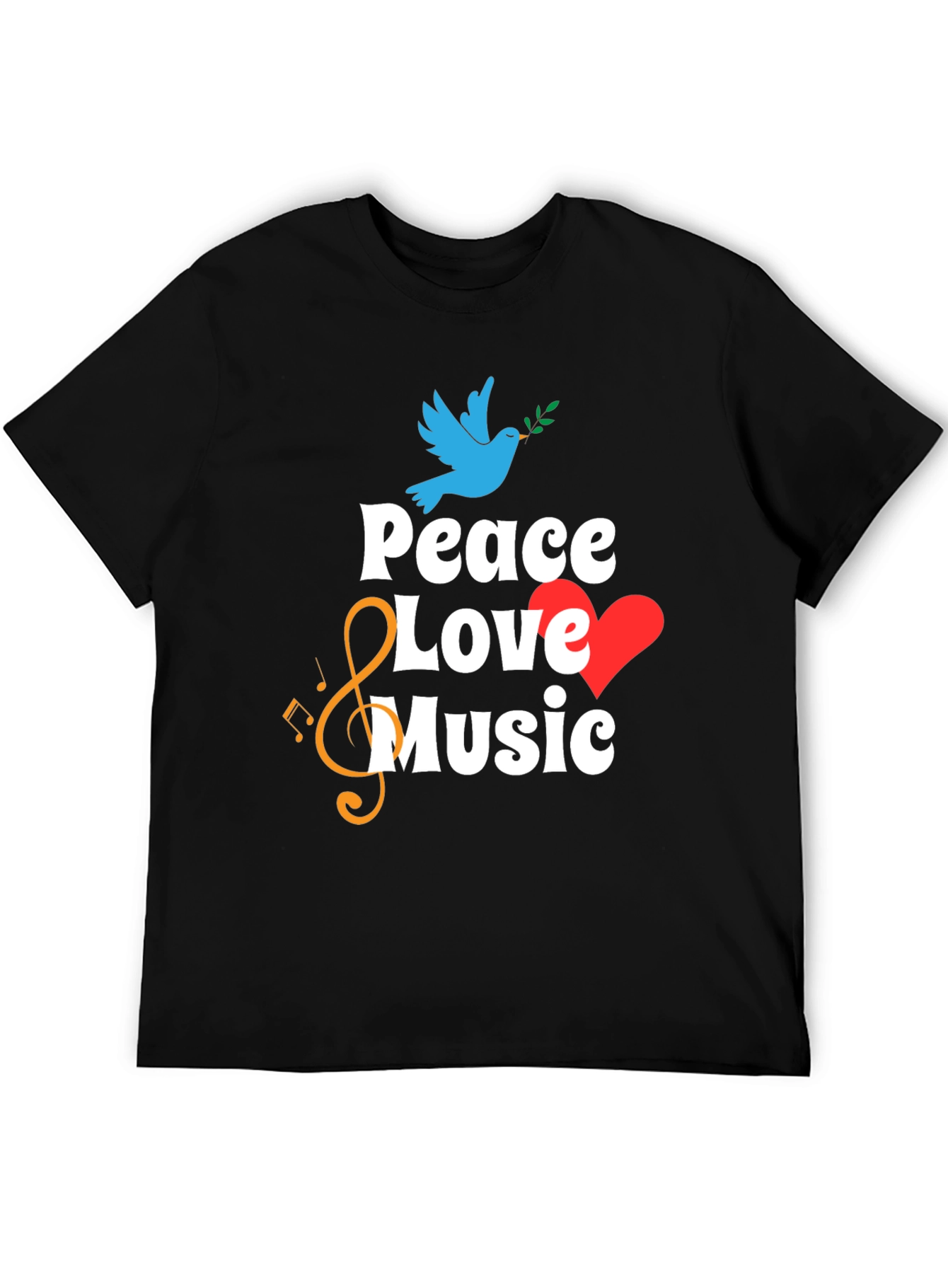 Peace Love Music Graphic Tee