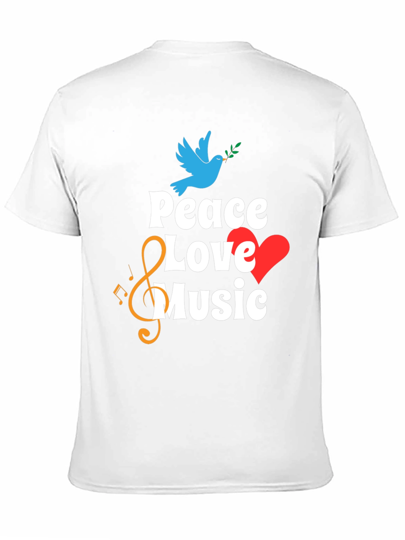 Peace Love Music Graphic Tee