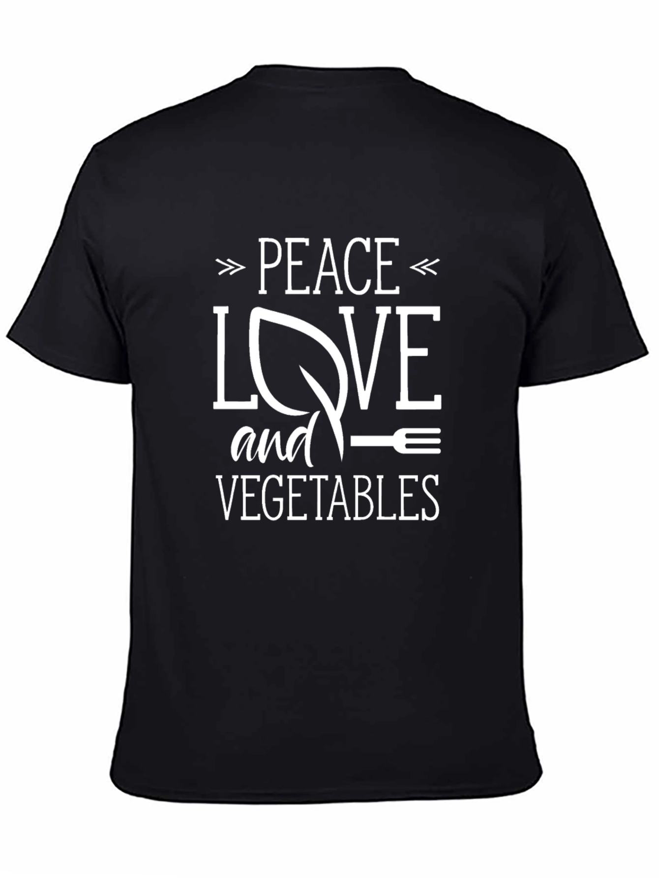 Peace Love and Vegetables T-Shirt Vegan Tee