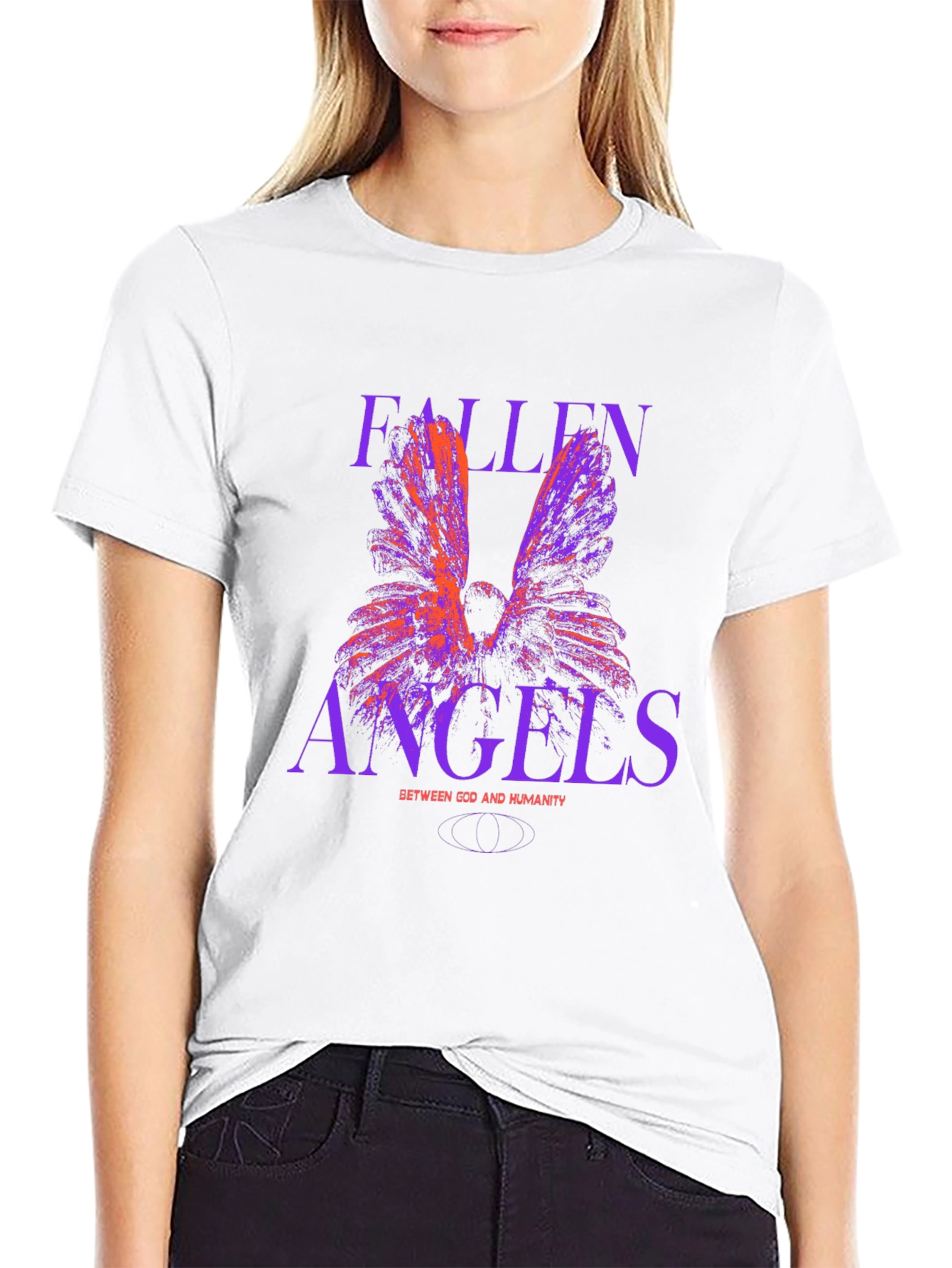 Fallen Angels Graphic Tee - Black
