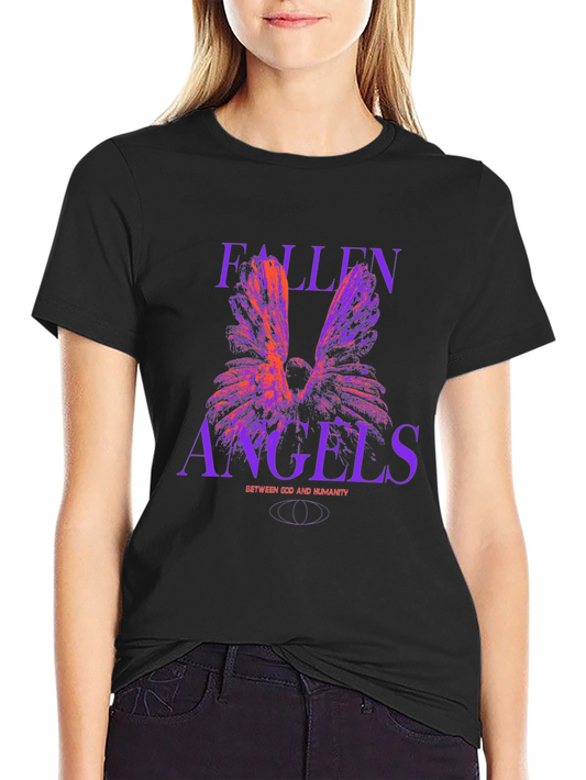 Fallen Angels Graphic Tee - Black