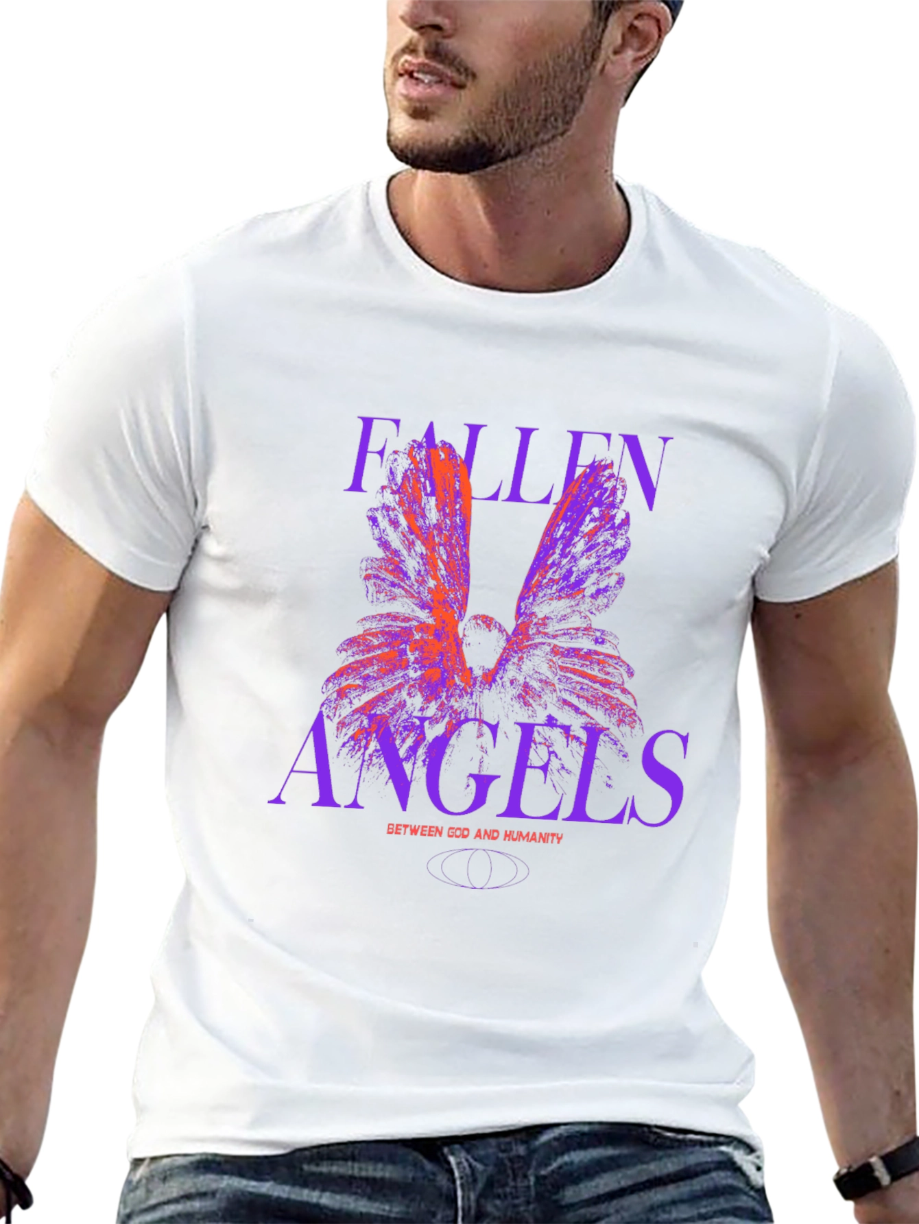 Fallen Angels Graphic Tee - Black