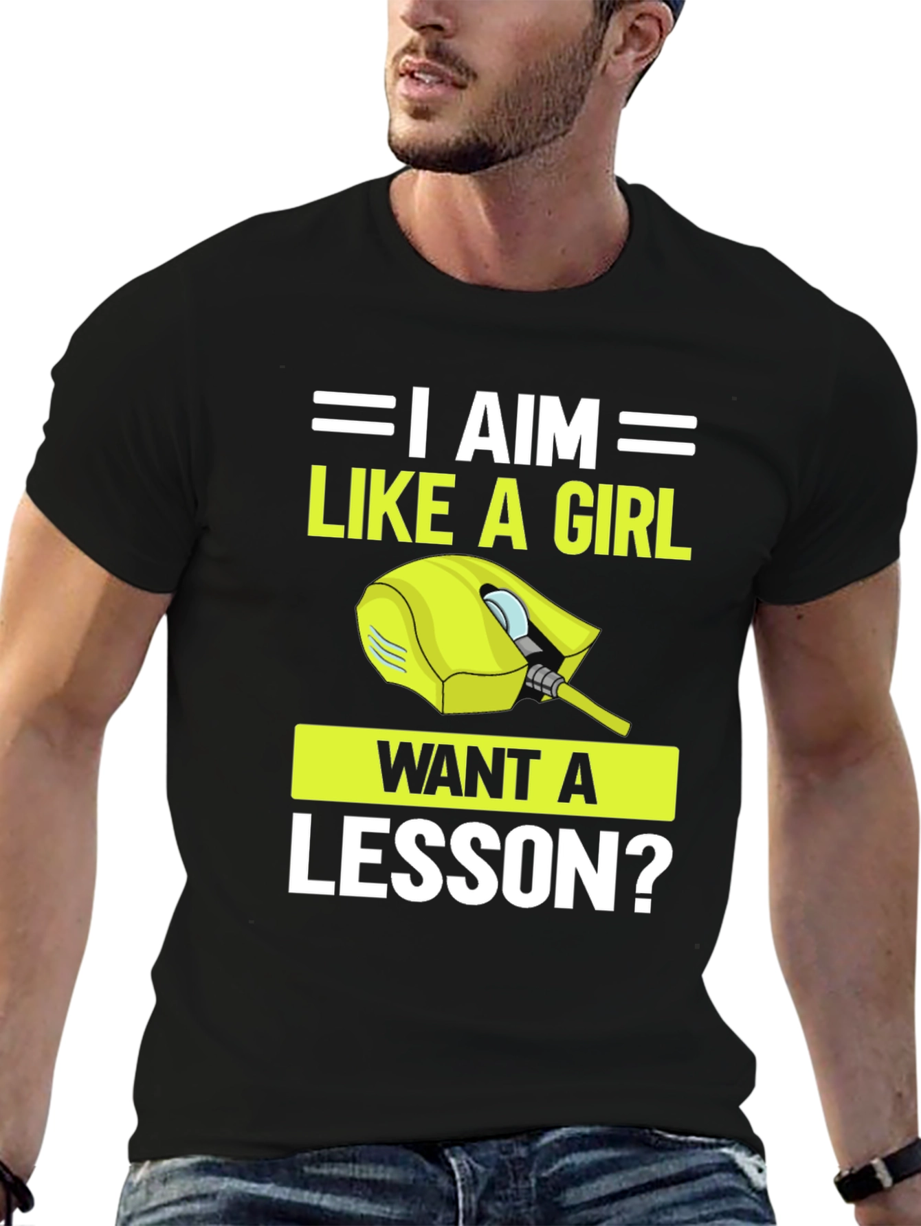 I Aim Like A Girl T-Shirt Gaming Style