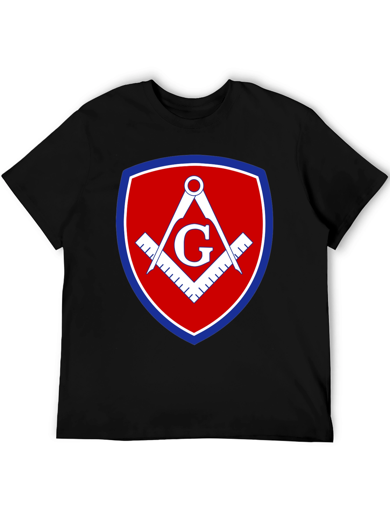 Masonic Symbol Black T-Shirt