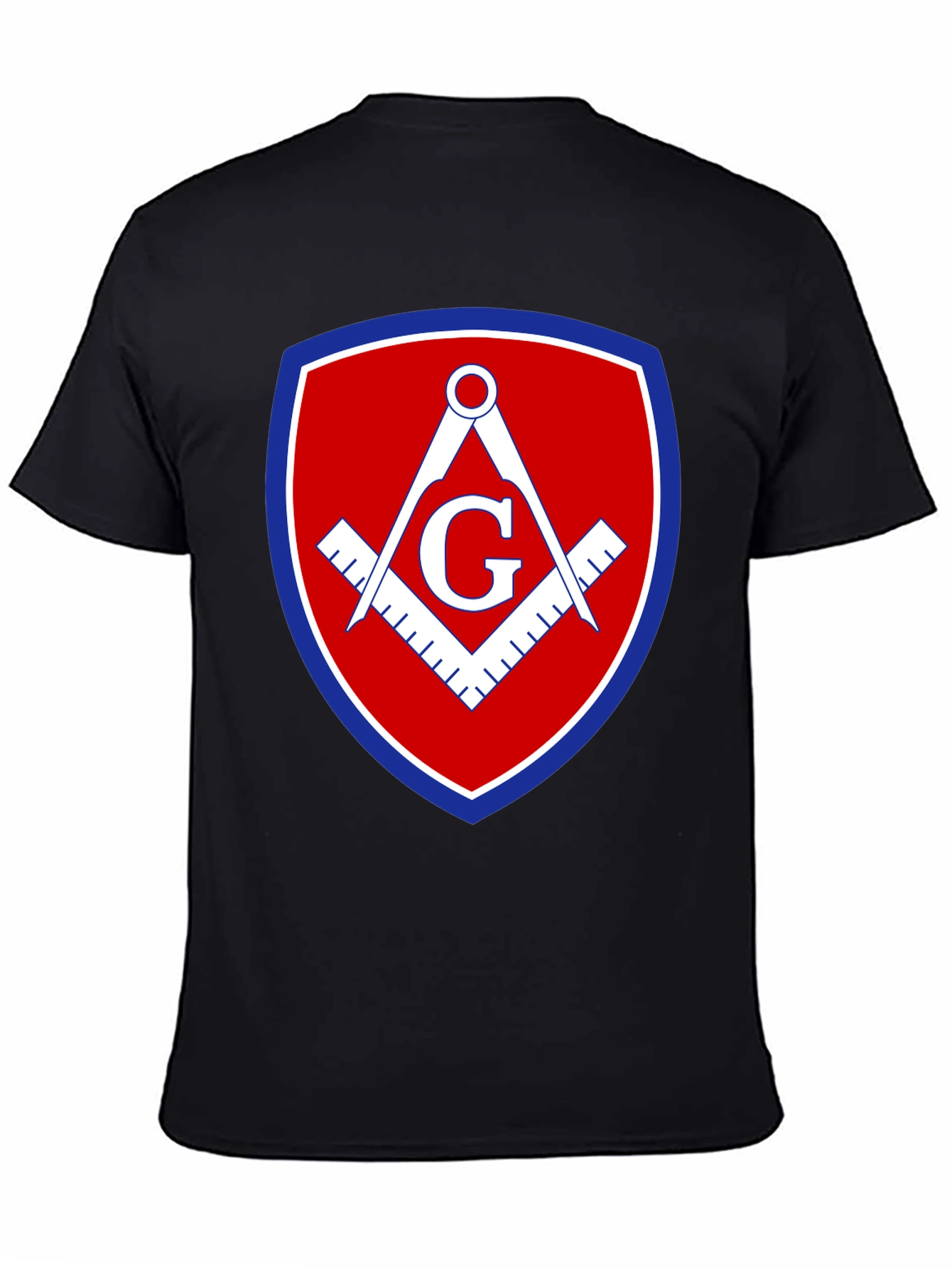 Masonic Symbol Black T-Shirt