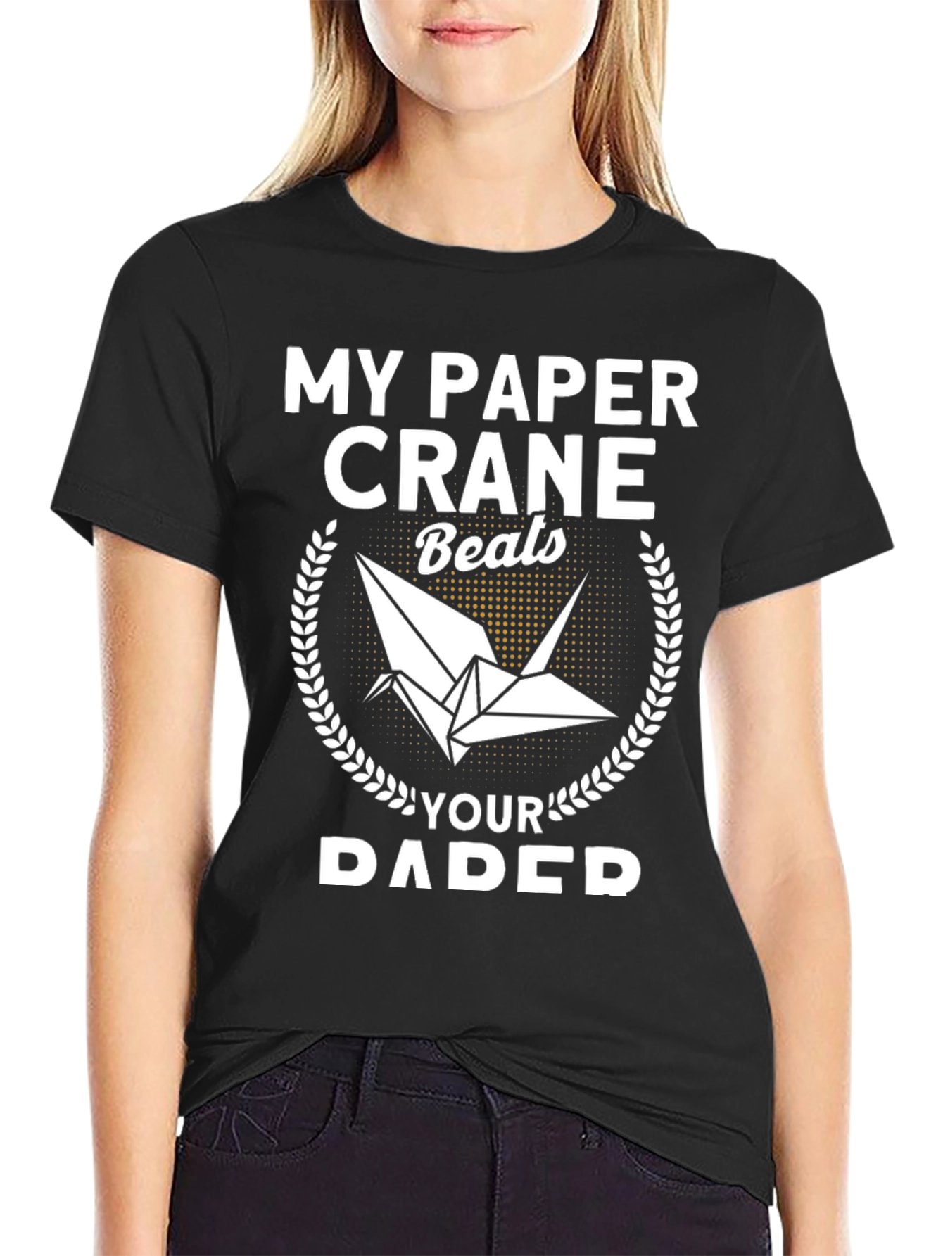 Paper Crane Beats Paper T-Shirt