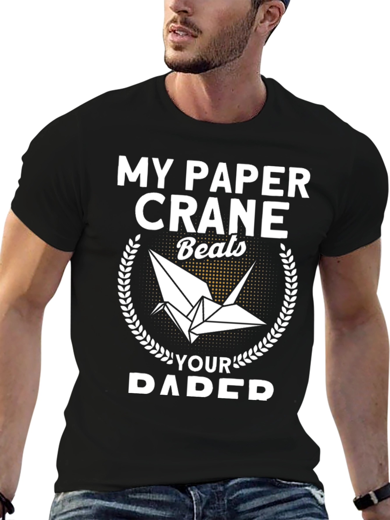 Paper Crane Beats Paper T-Shirt