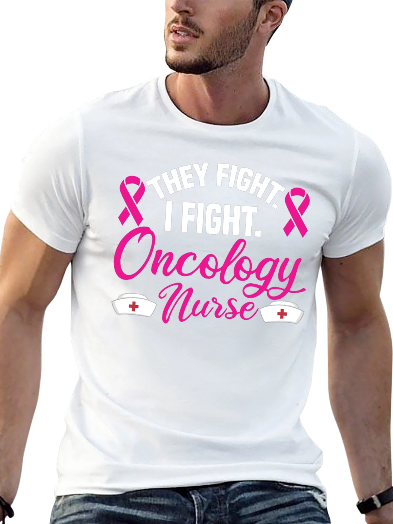 Oncology Nurse T-Shirt - Fight Cancer