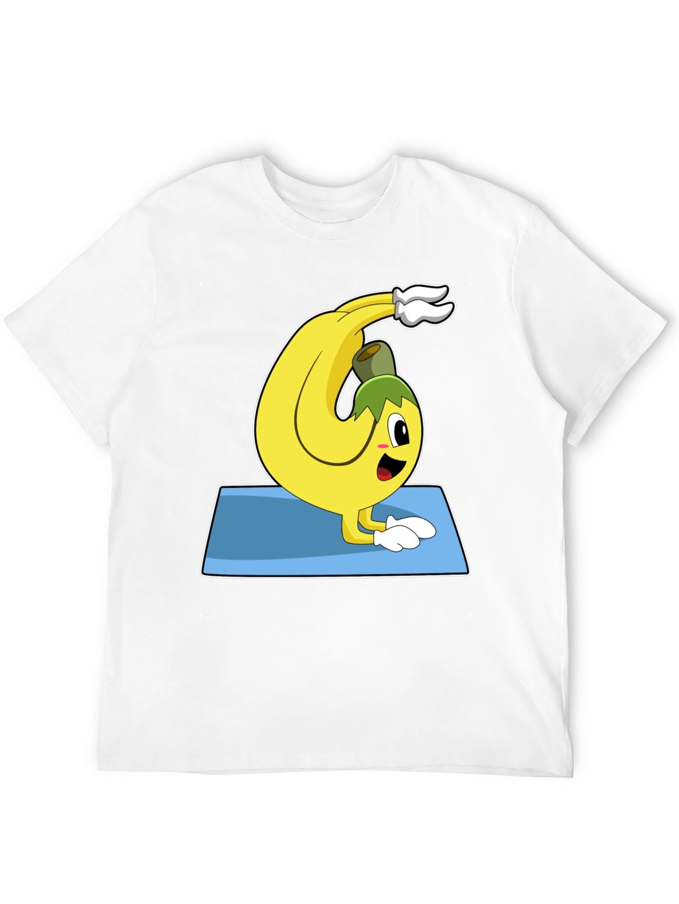 Yoga Banana T-Shirt - Black Graphic Tee