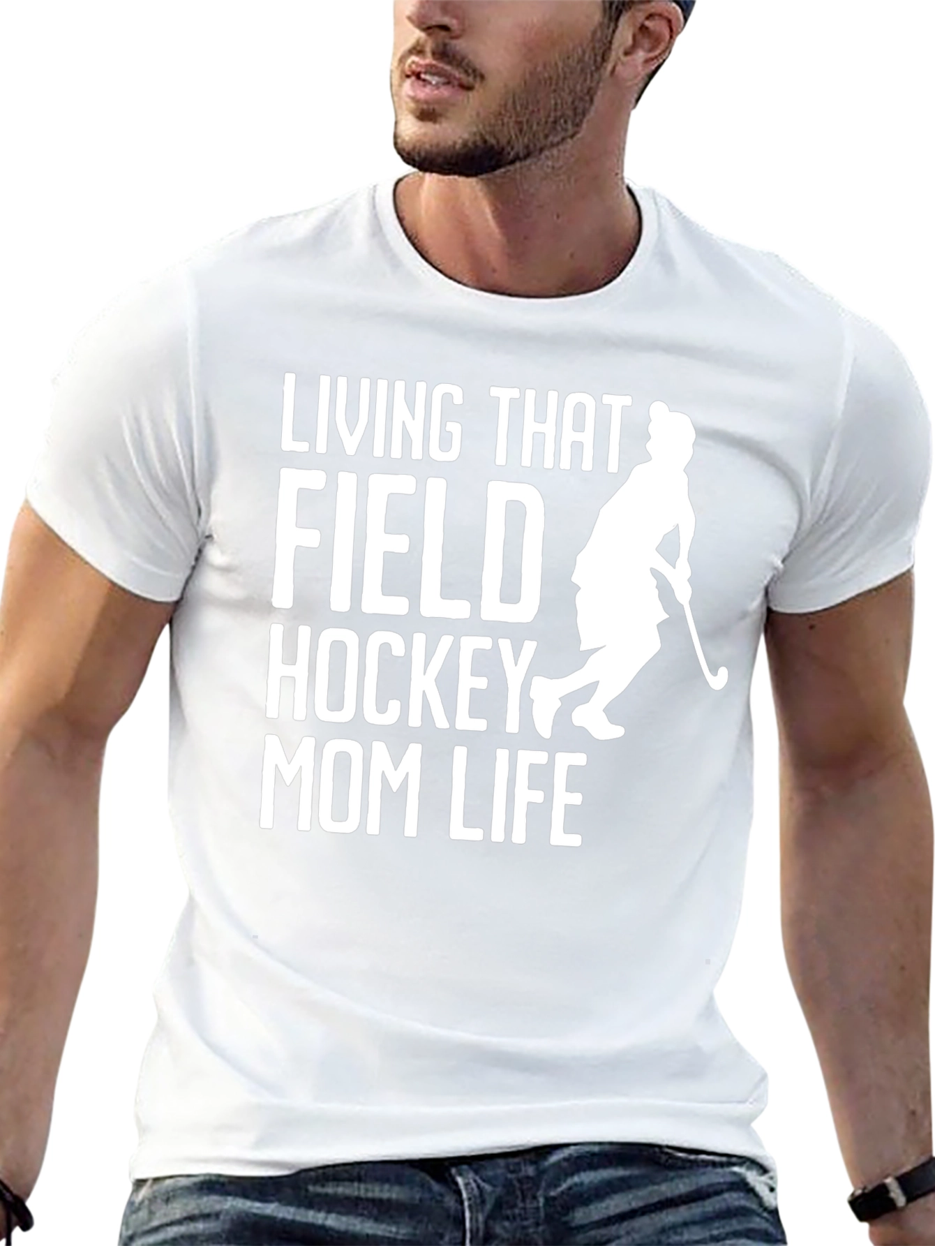 Field Hockey Mom Life T-Shirt - Black