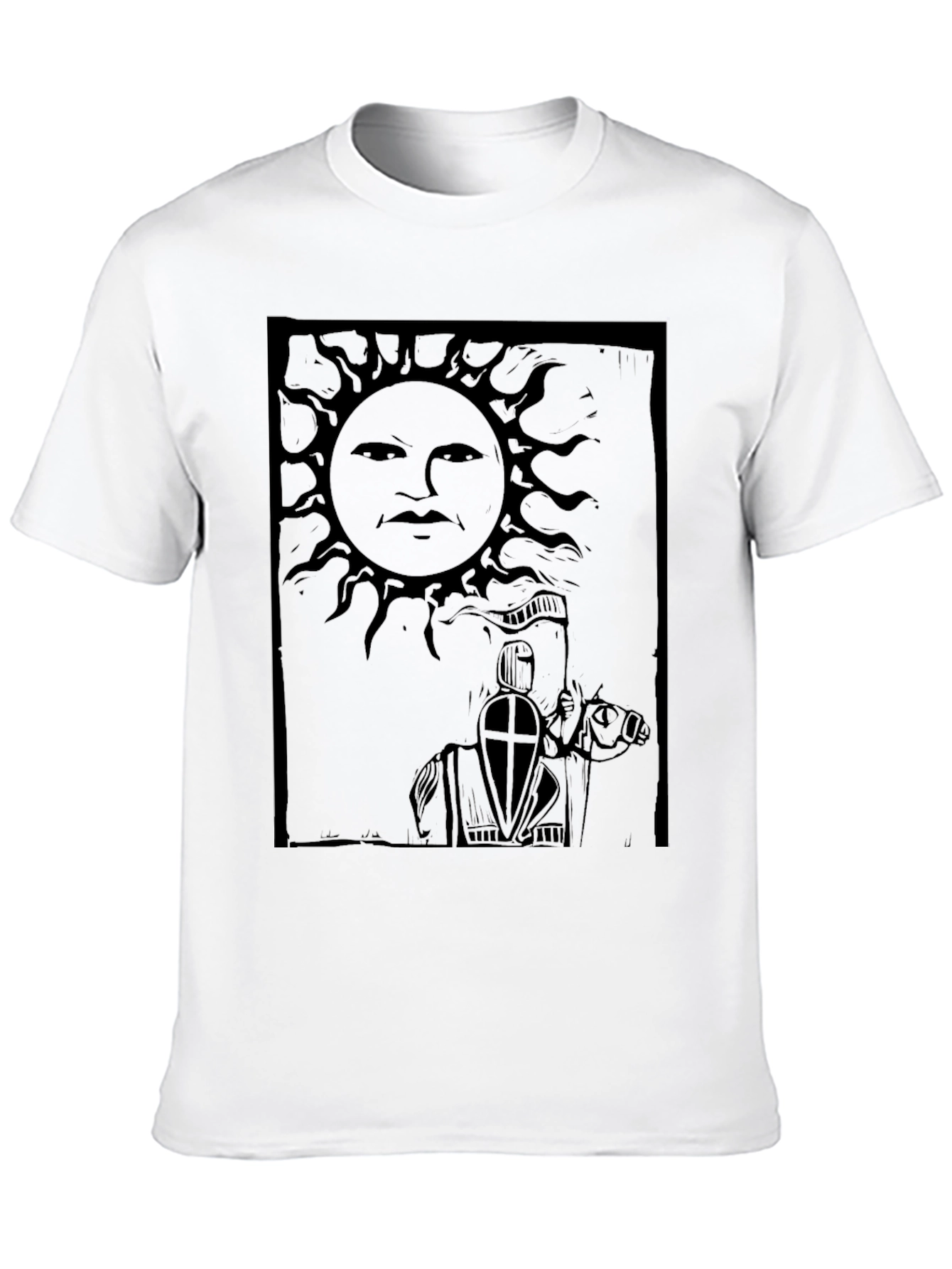 Sun Knight Graphic Tee - Black