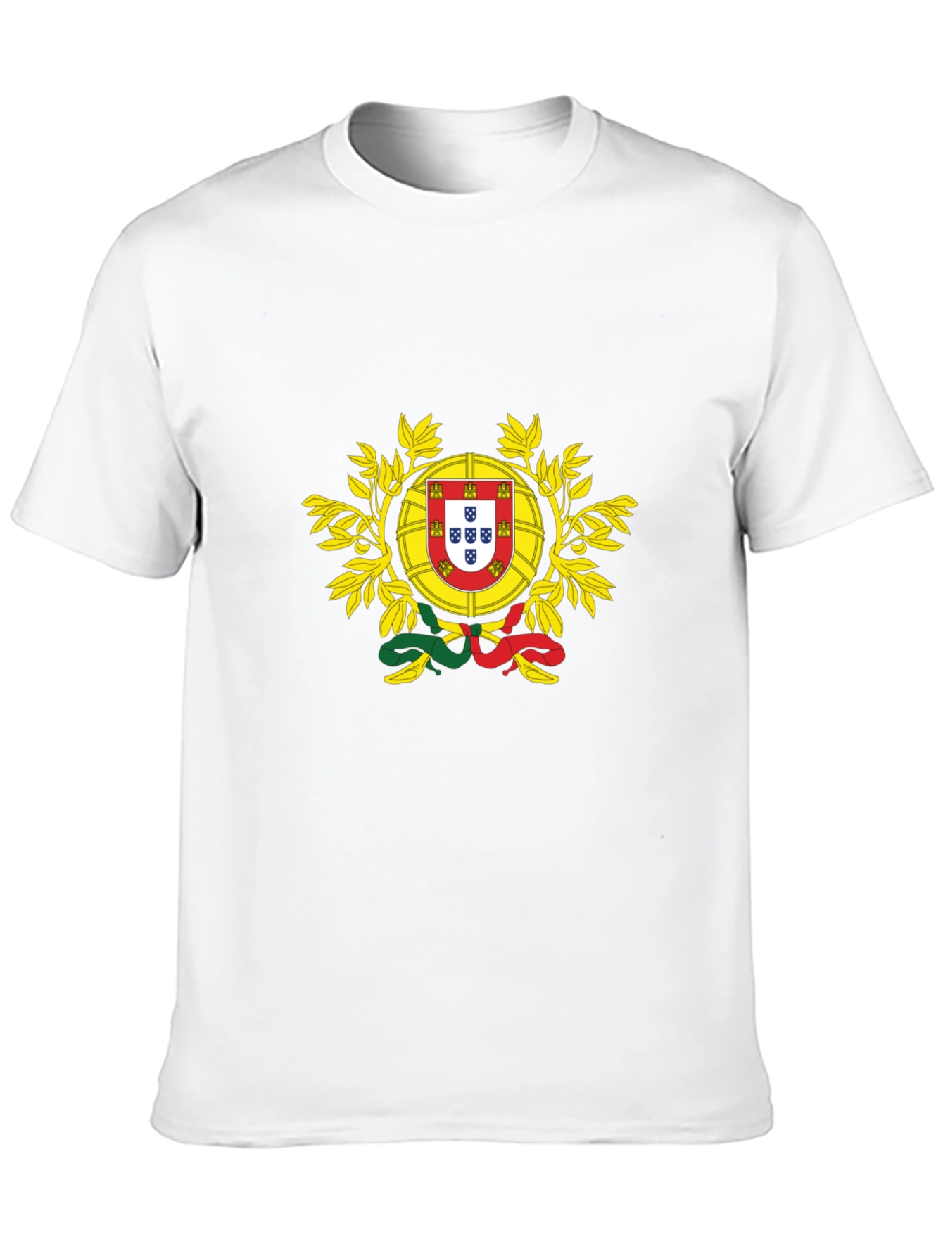 Portugal Flag Graphic Tee - Black