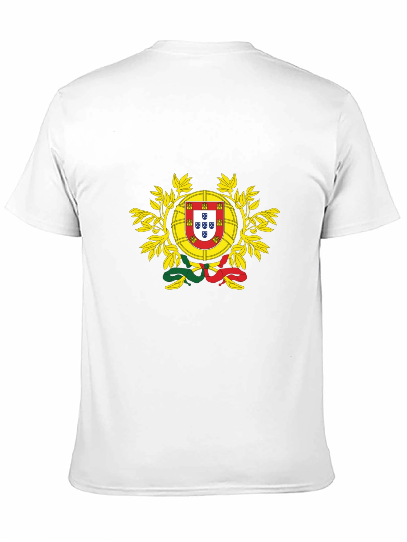 Portugal Flag Graphic Tee - Black