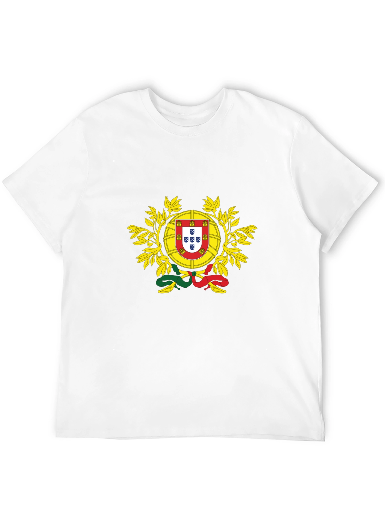 Portugal Flag Graphic Tee - Black