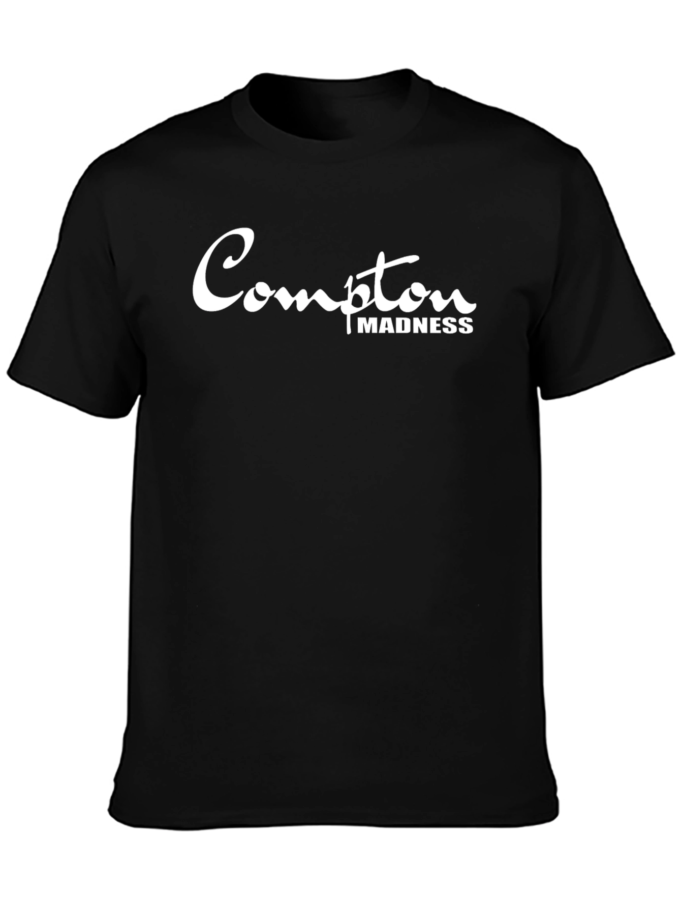 Compton Madness Black Graphic T-Shirt