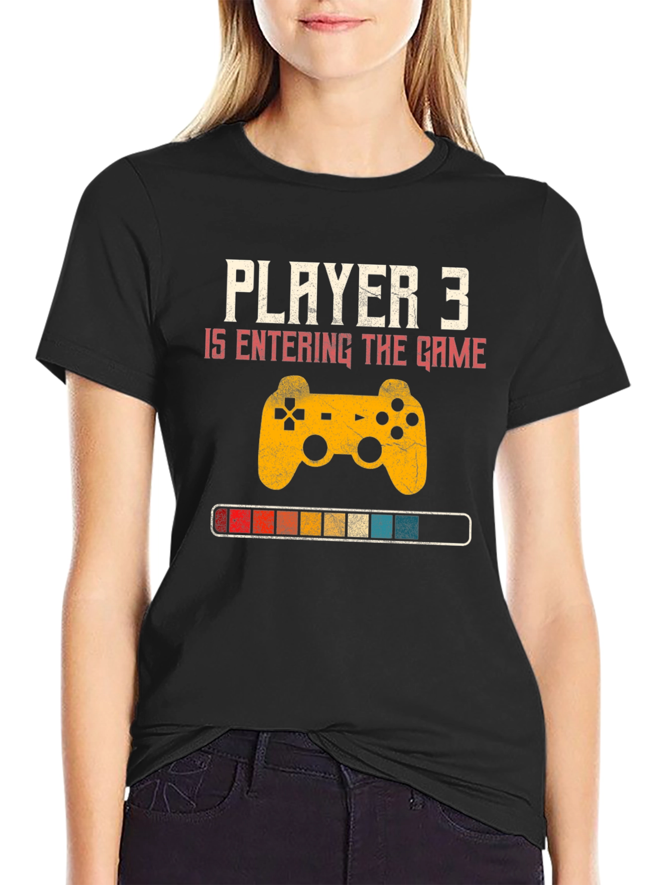 Player 3 Entering Game Graphic Tee - Gamer T-Shirt