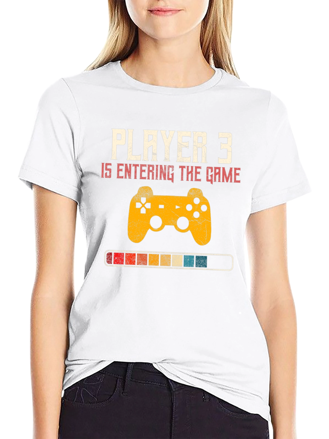 Player 3 Entering Game Graphic Tee - Gamer T-Shirt