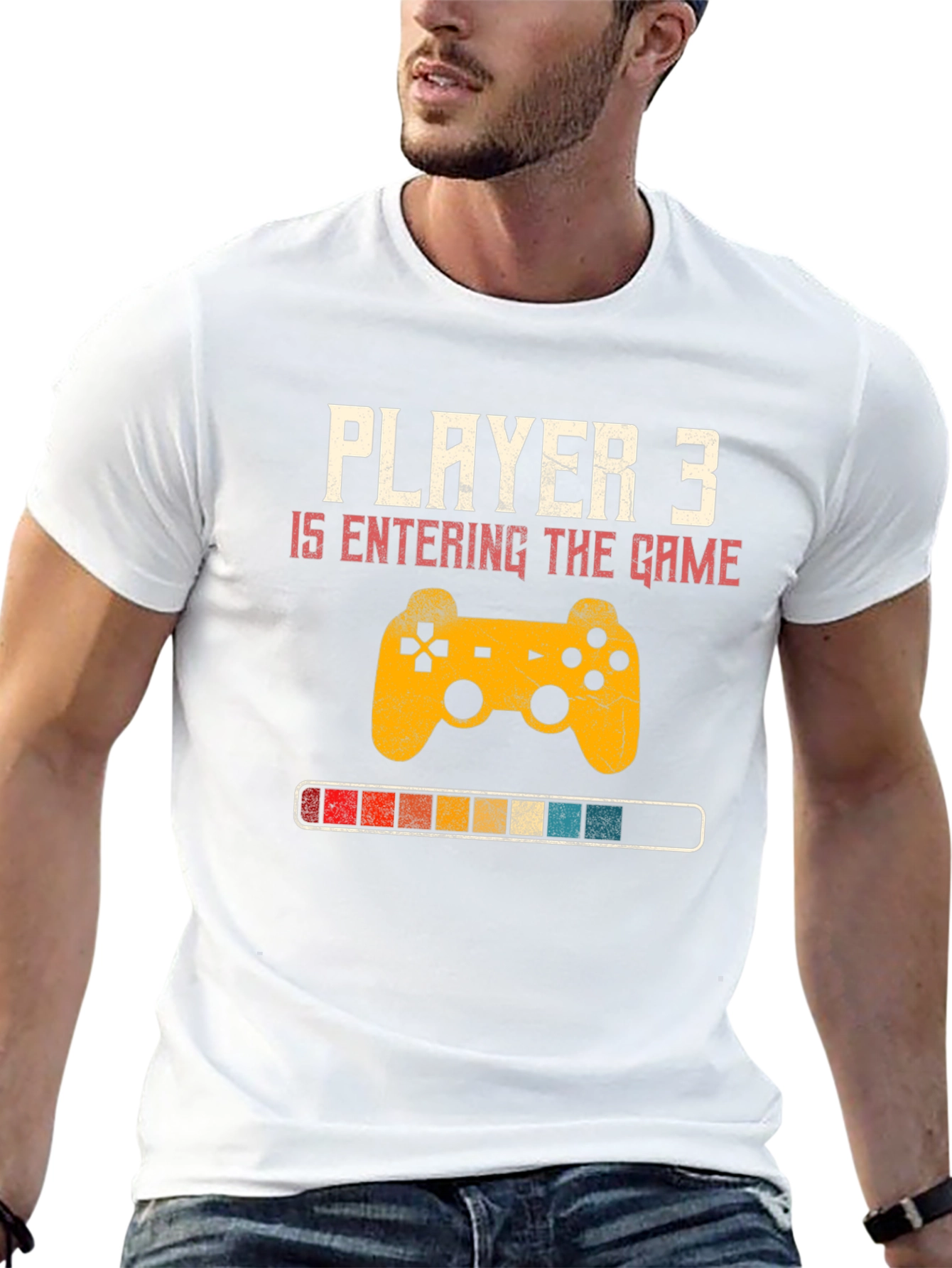 Player 3 Entering Game Graphic Tee - Gamer T-Shirt