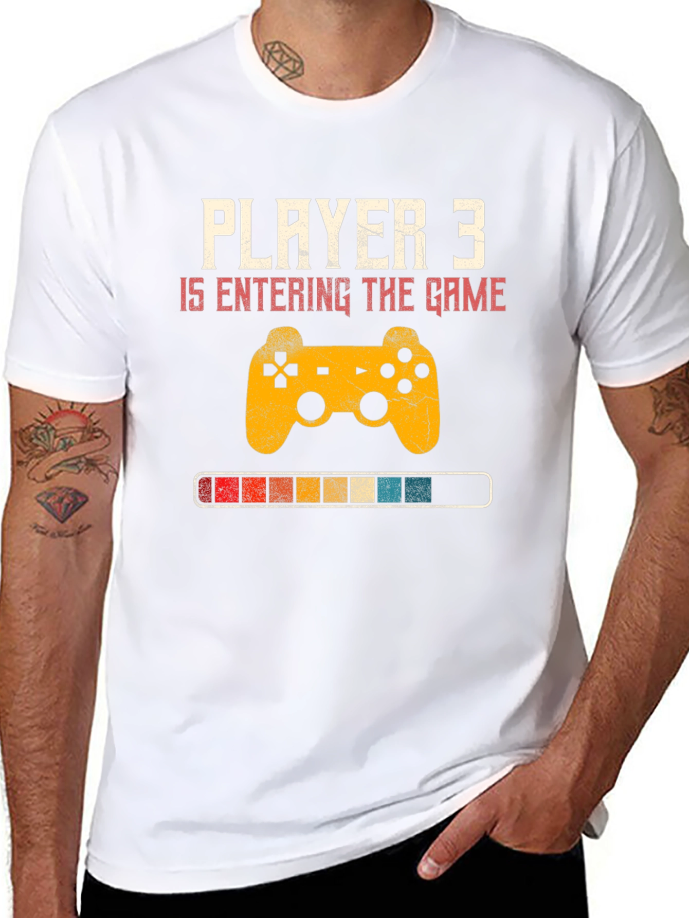Player 3 Entering Game Graphic Tee - Gamer T-Shirt