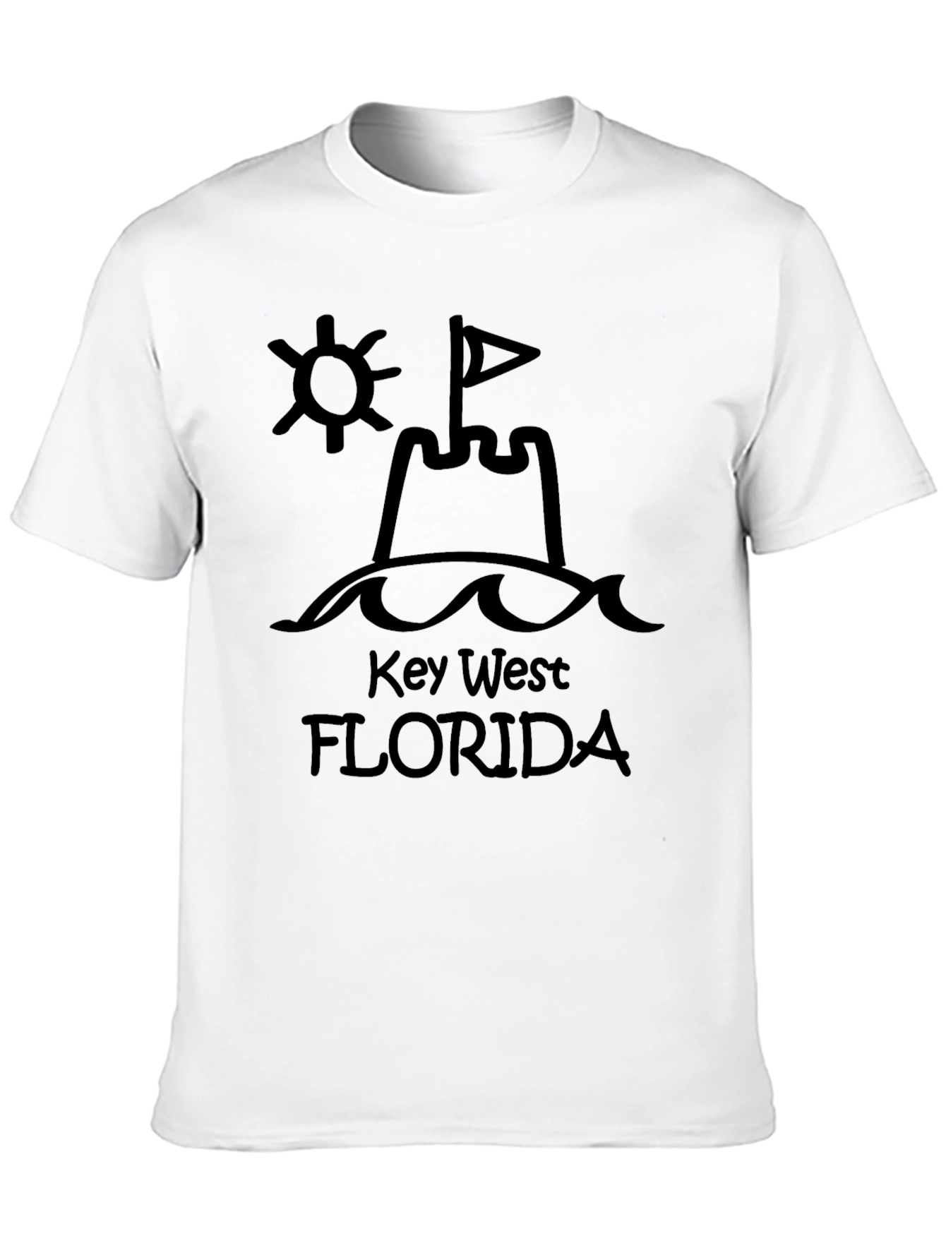Key West Florida Black Graphic Tee
