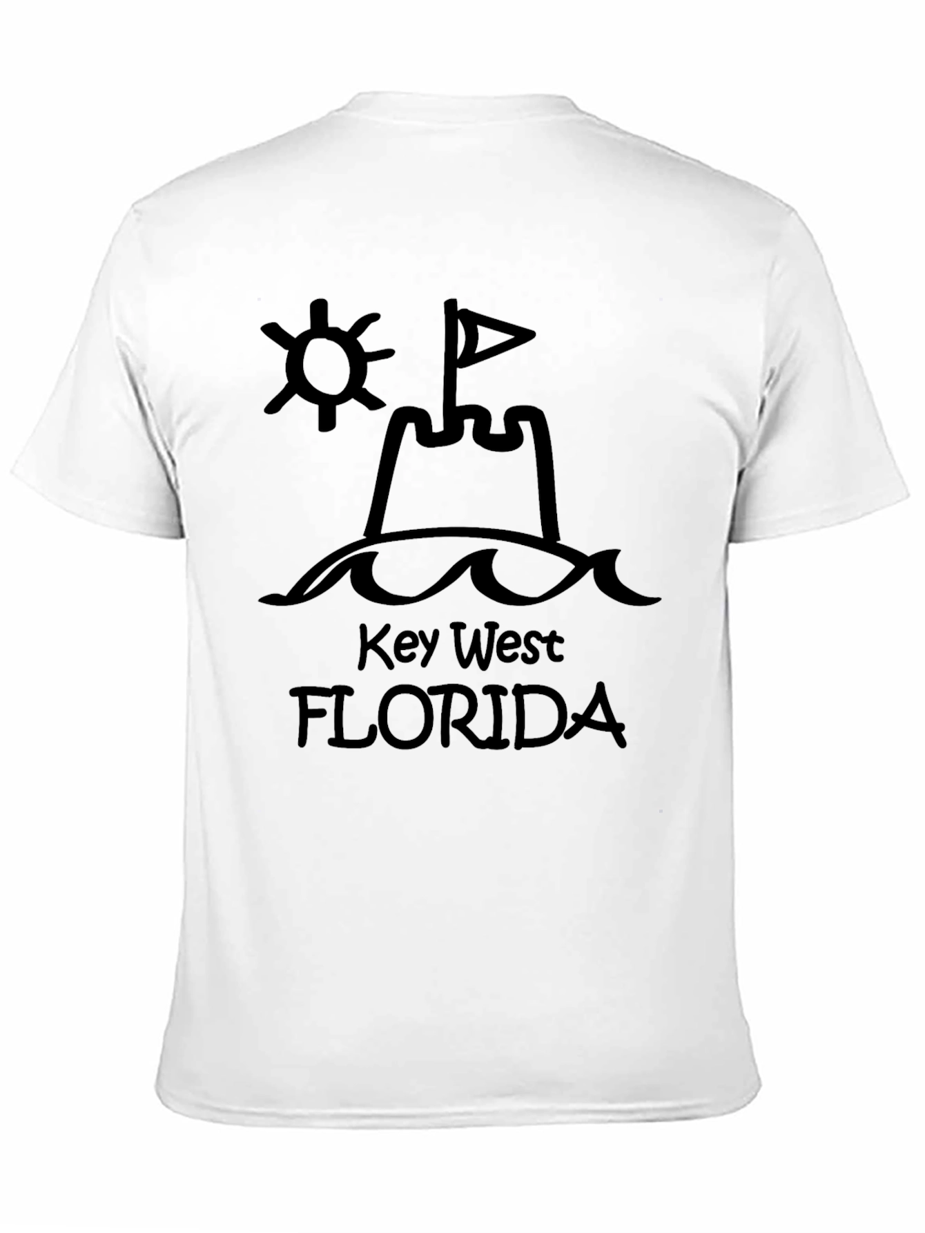 Key West Florida Black Graphic Tee
