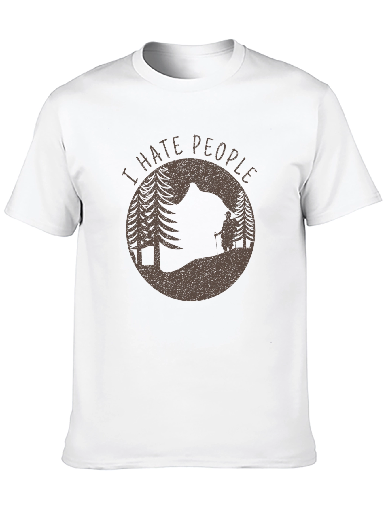 I Hate People Graphic T-Shirt - Outdoor Adventure