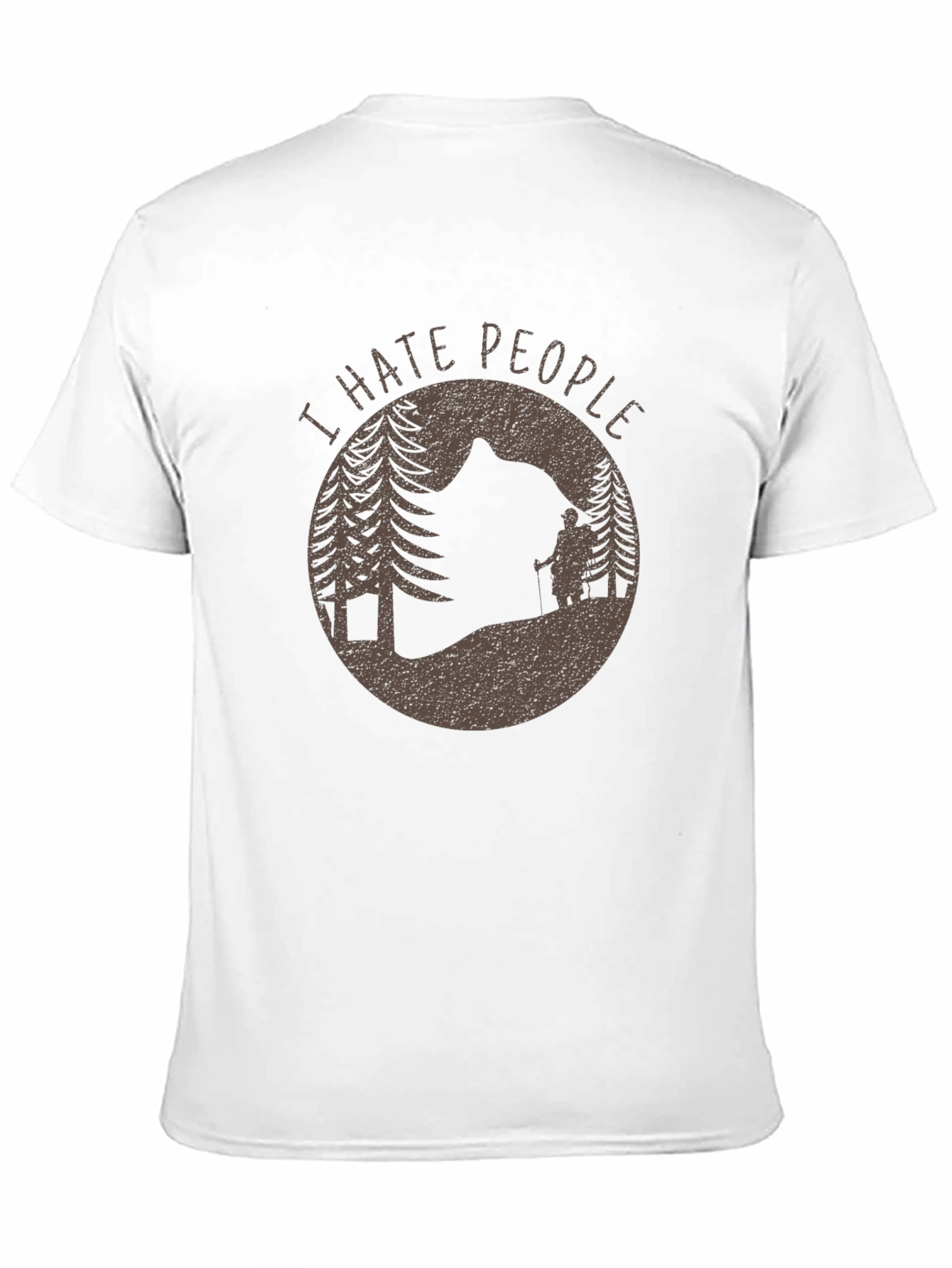 I Hate People Graphic T-Shirt - Outdoor Adventure