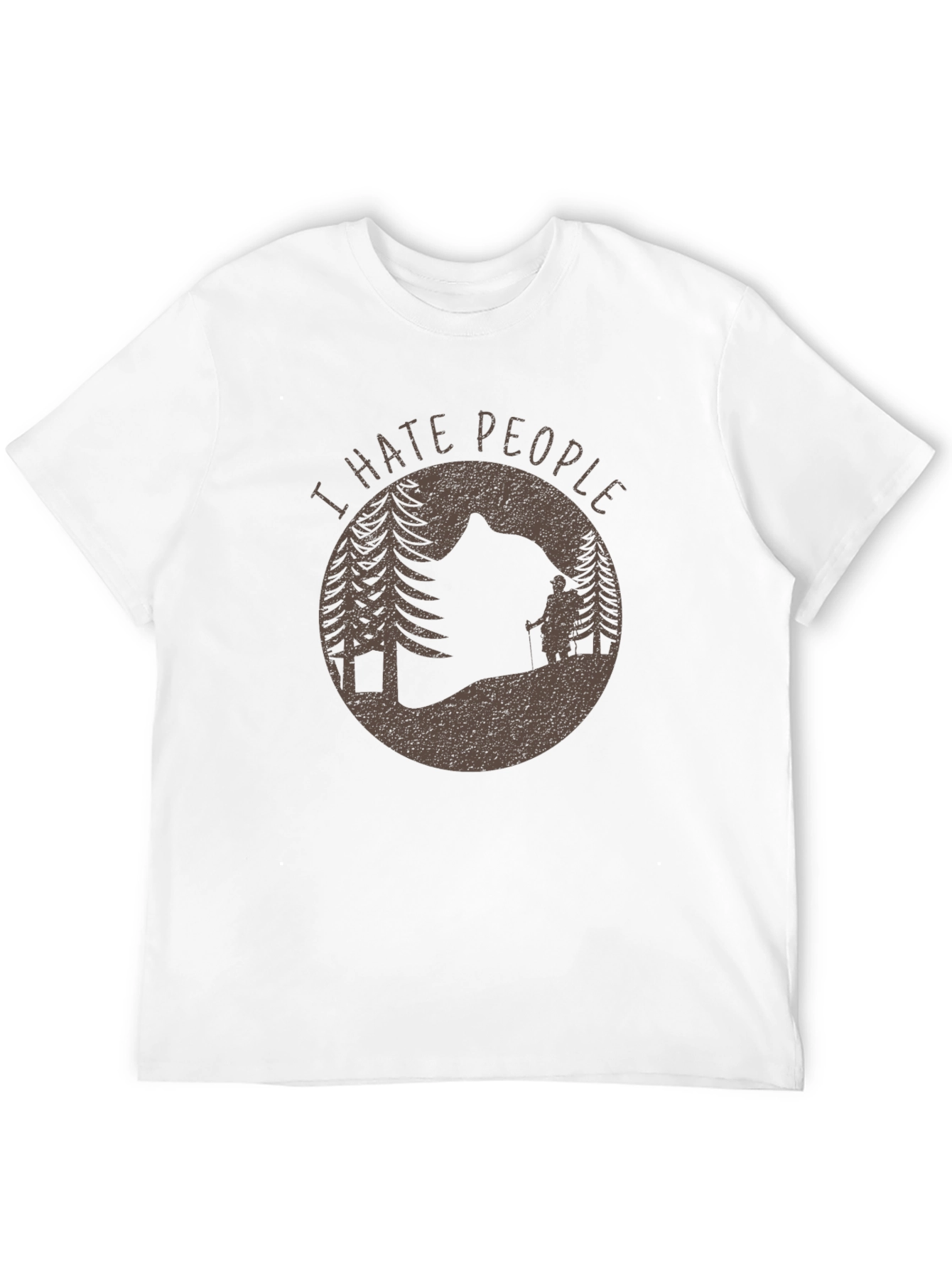 I Hate People Graphic T-Shirt - Outdoor Adventure