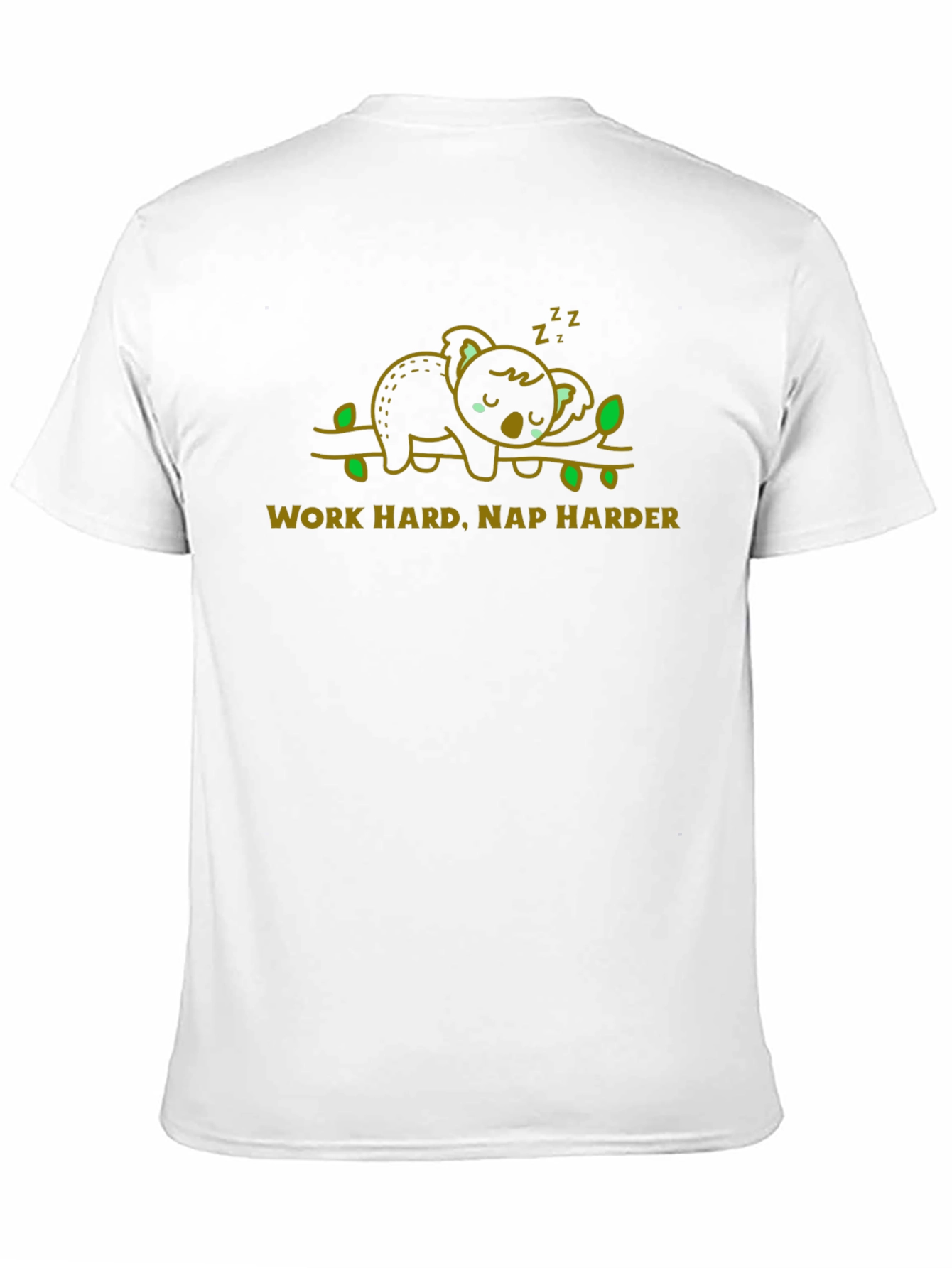 Work Hard Nap Harder Koala T-Shirt