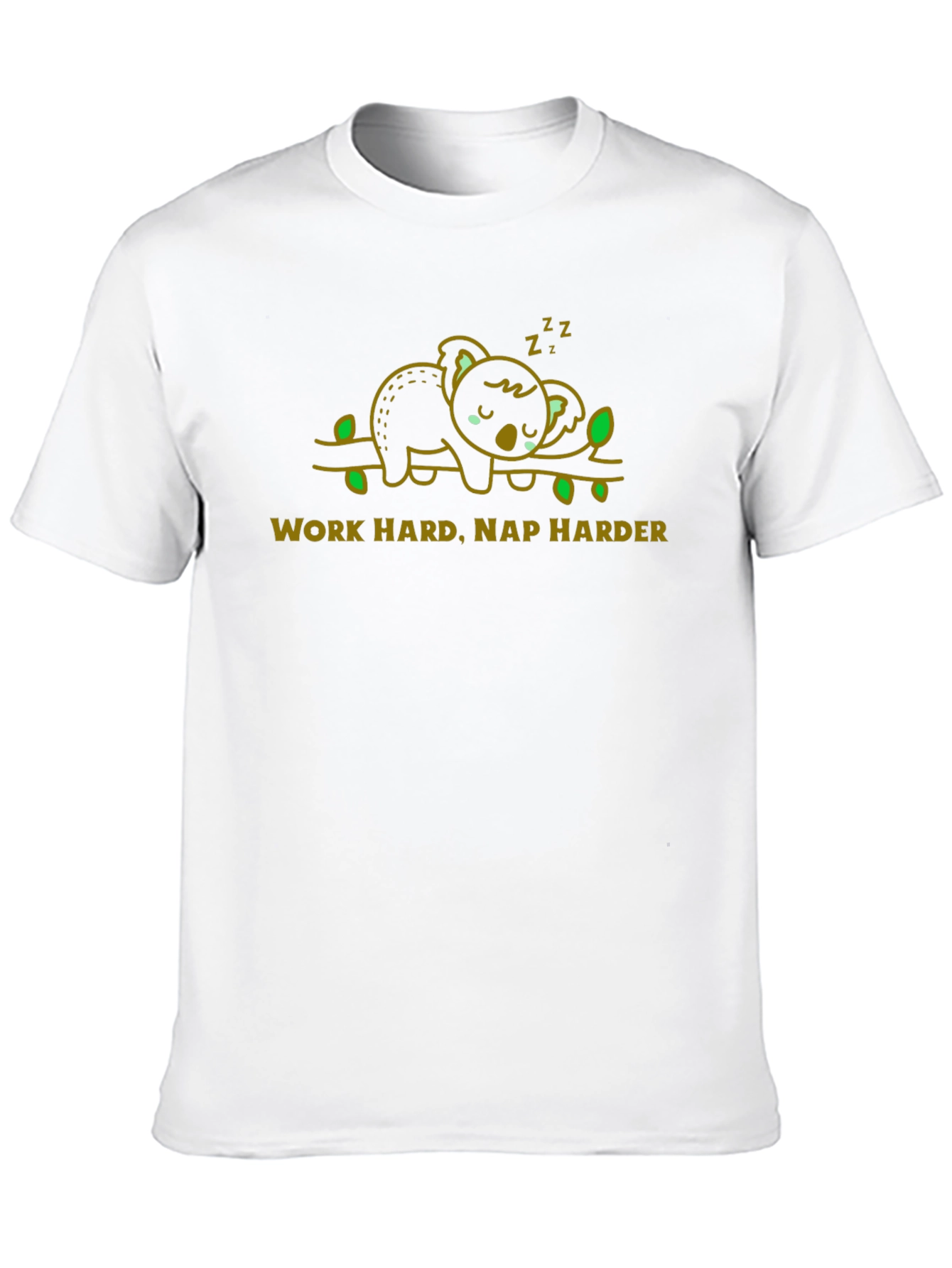 Work Hard Nap Harder Koala T-Shirt