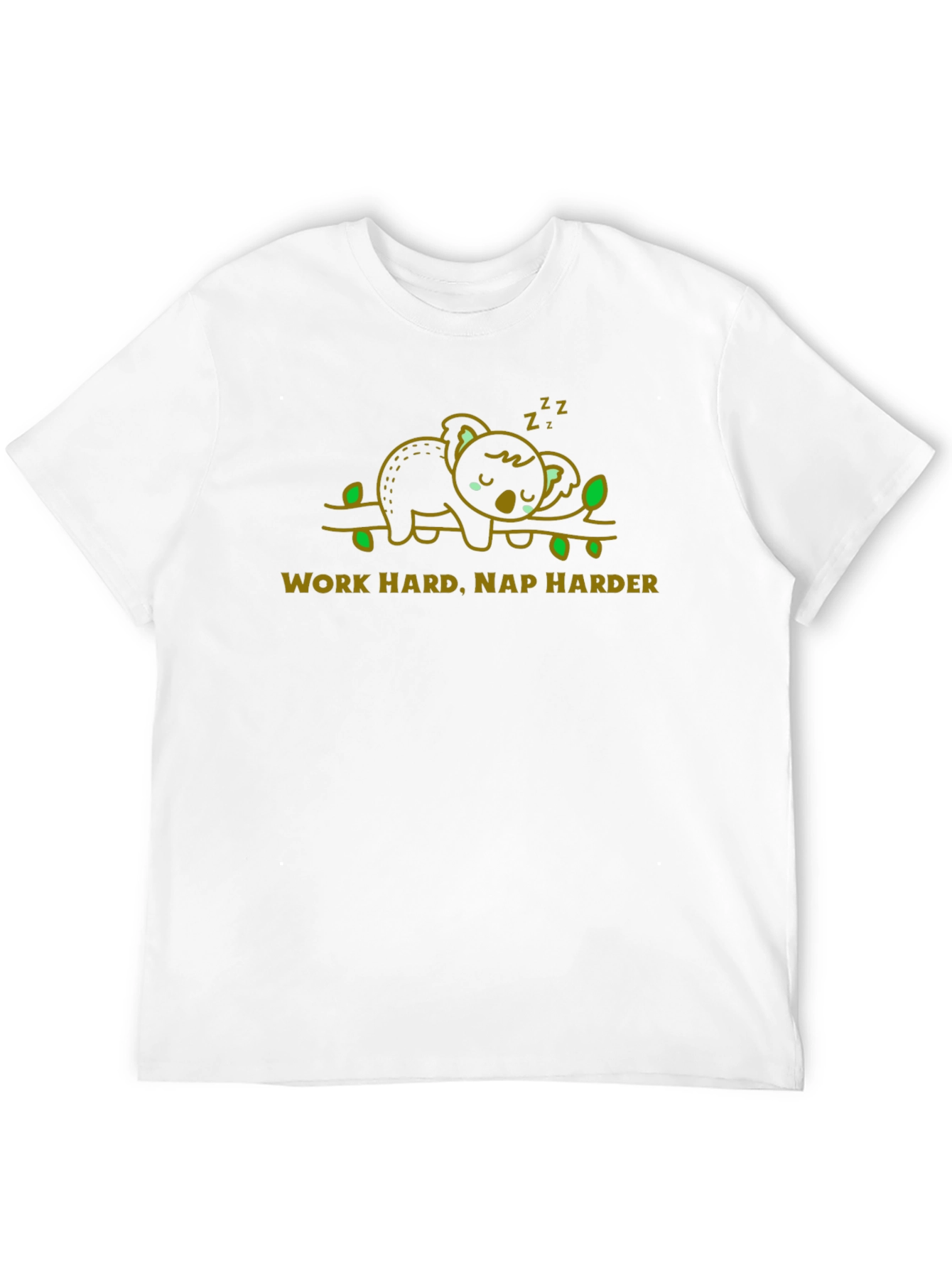 Work Hard Nap Harder Koala T-Shirt