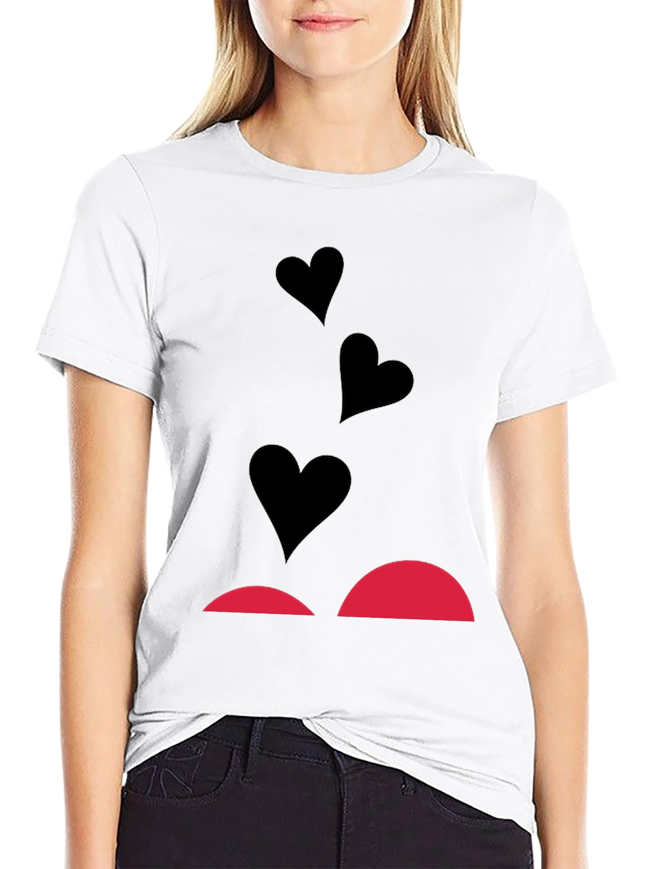 Heart Eyes T-Shirt - Modern Graphic Tee
