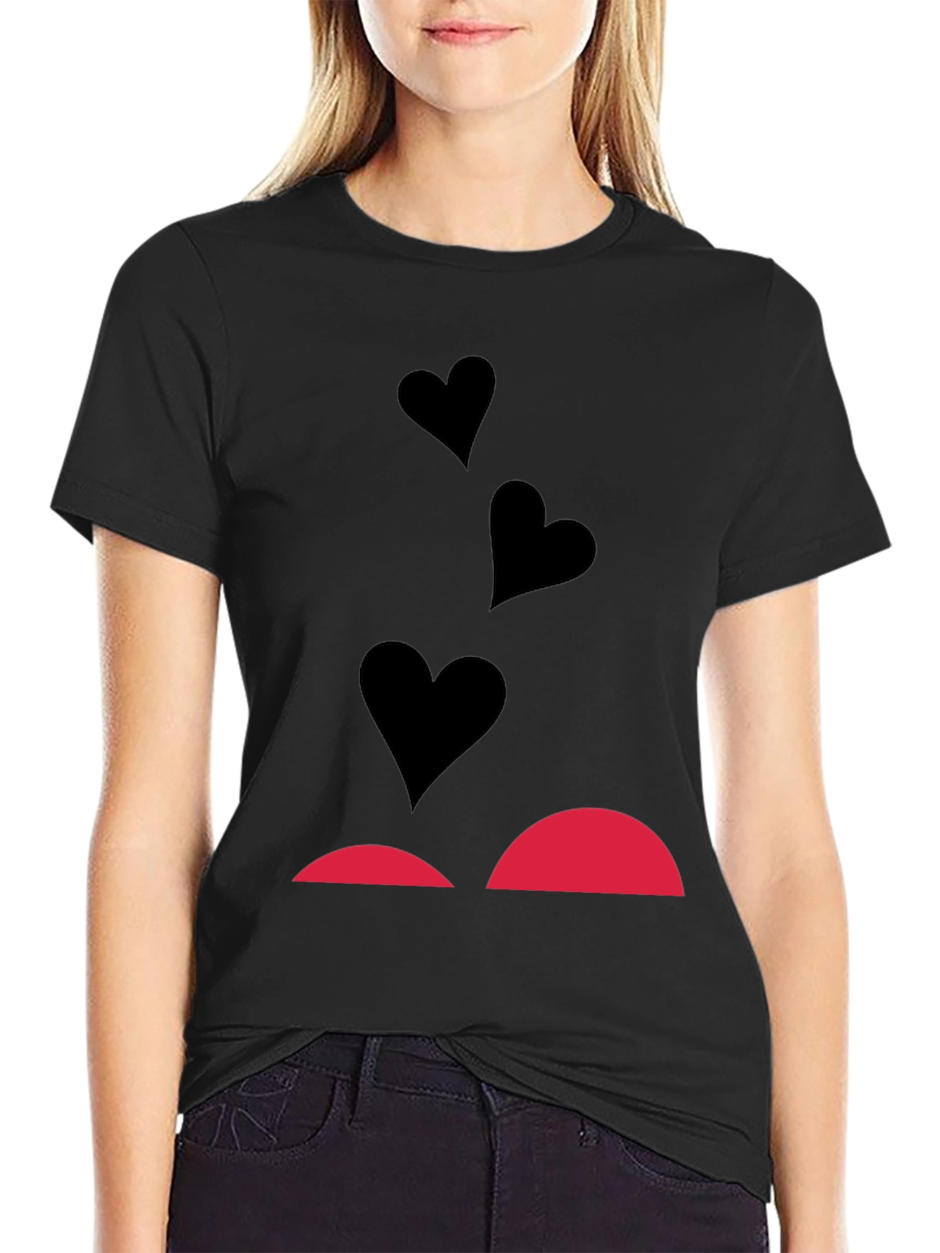 Heart Eyes T-Shirt - Modern Graphic Tee