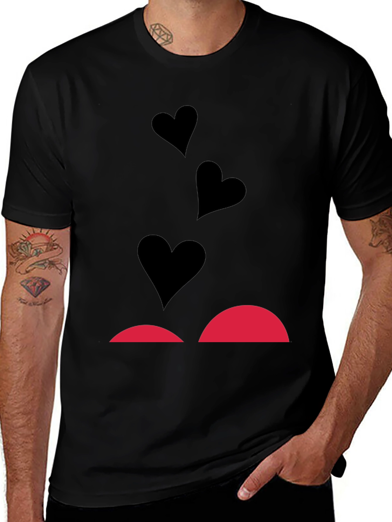Heart Eyes T-Shirt - Modern Graphic Tee